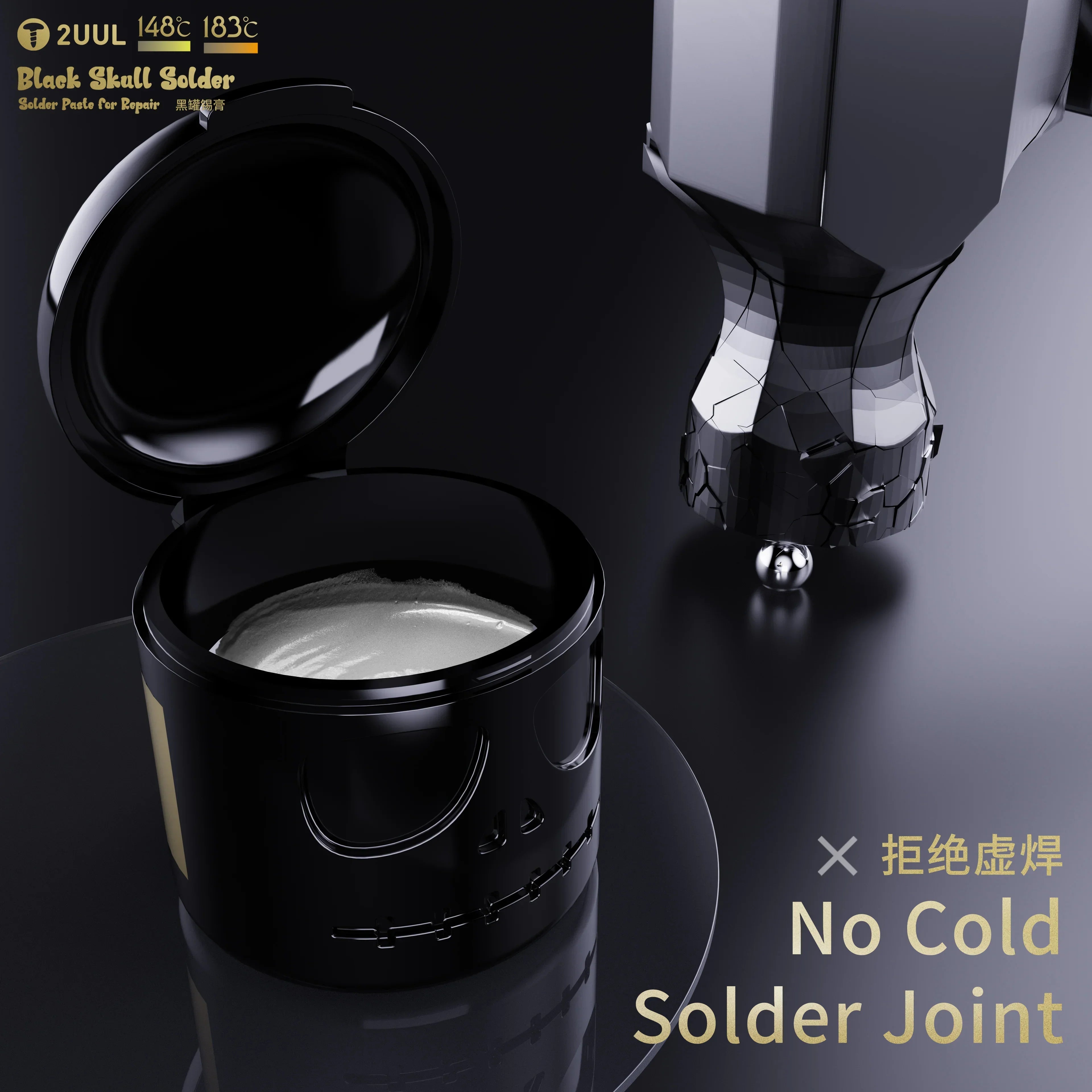 Pasta Soldadura Black Skull 148° 2Uul |+4,000 reseñas 4.9/5 | recibe en 2 días