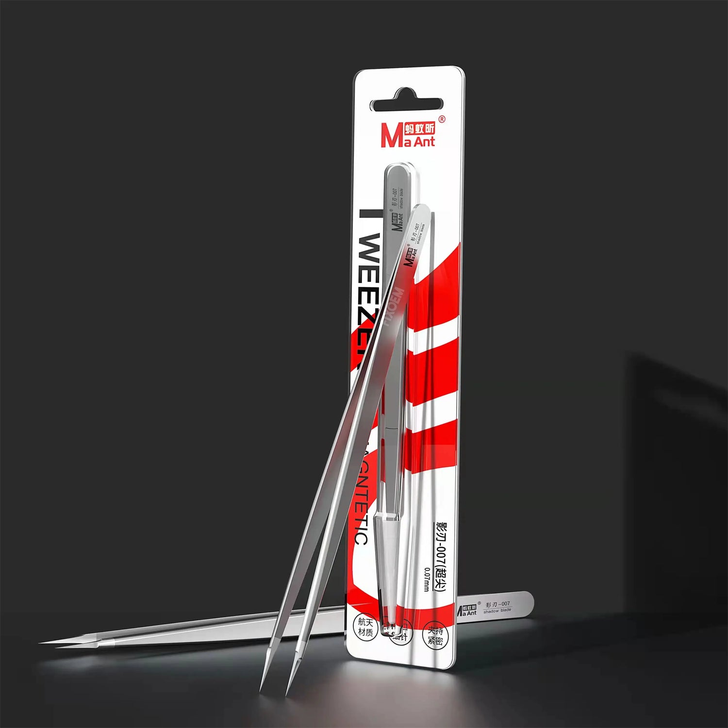 Pinzas Antiestatica Punta Fina Ma Ant Shadow Blade-007 |+4,000 reseñas 4.9/5 | recibe en 2 días