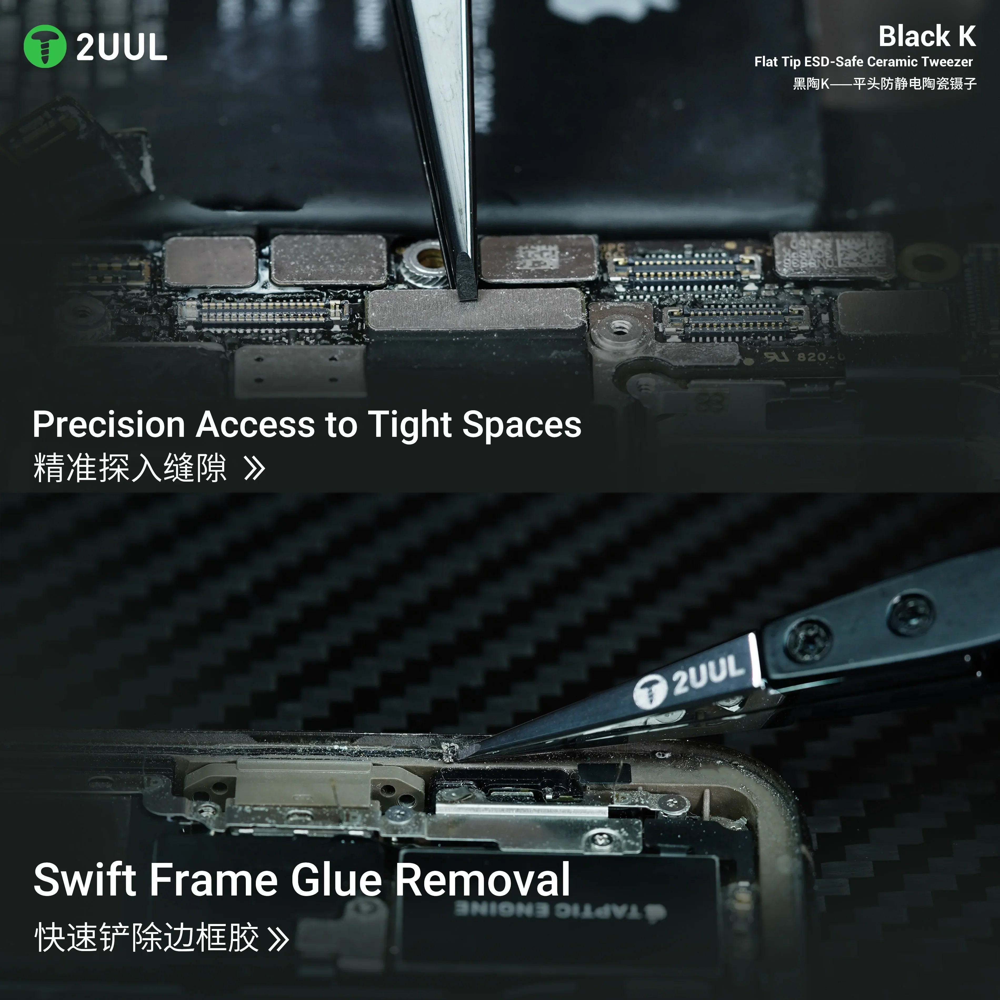 Pinzetas Ceramica Punta Plana 2Uul TW32 |+4,000 reseñas 4.9/5 | recibe en 2 días