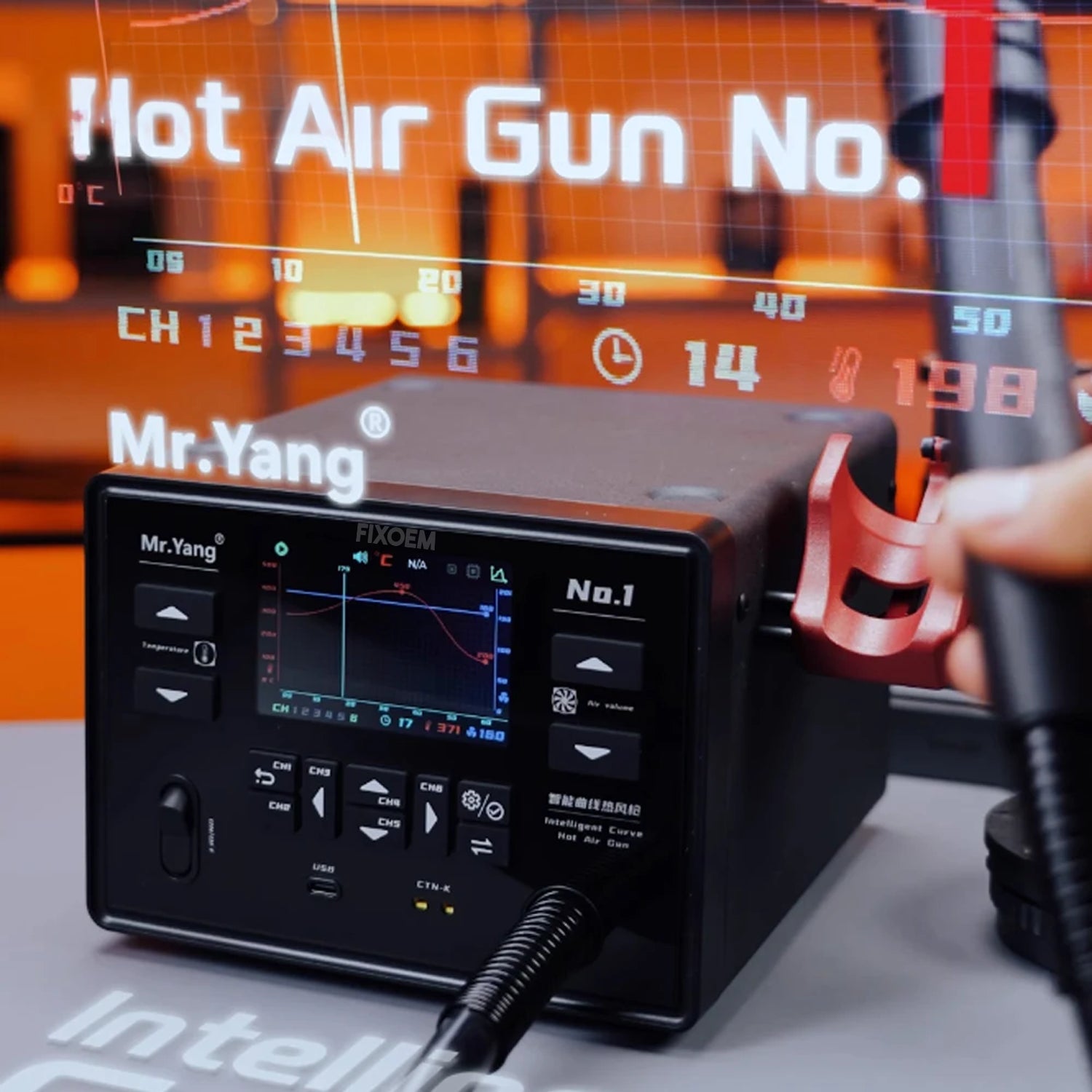 Pistola Aire Caliente Mr Yang No.1 110V Ycs