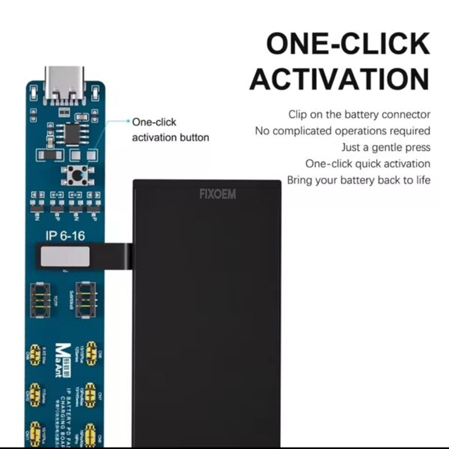 Placa Activacion Bateria Ma Ant M091