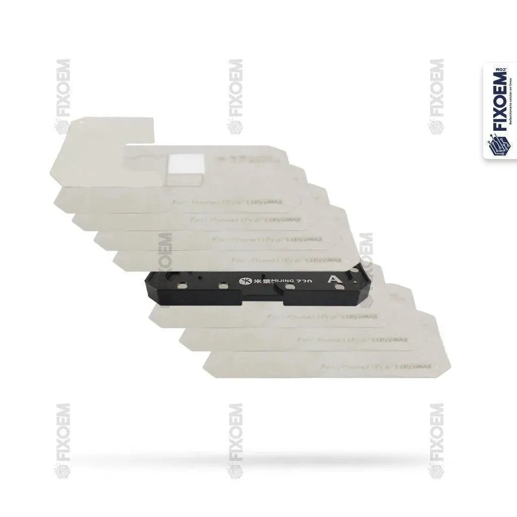 Plataforma Base Tapete Reballing Stencil Mijing Z20 Iphone X Xs Xs Max 11 11 Pro 11 Pro Max 12 12Pro 12 Pro Max |+5,000 reseñas 4.9/5 | recibe express 2 días