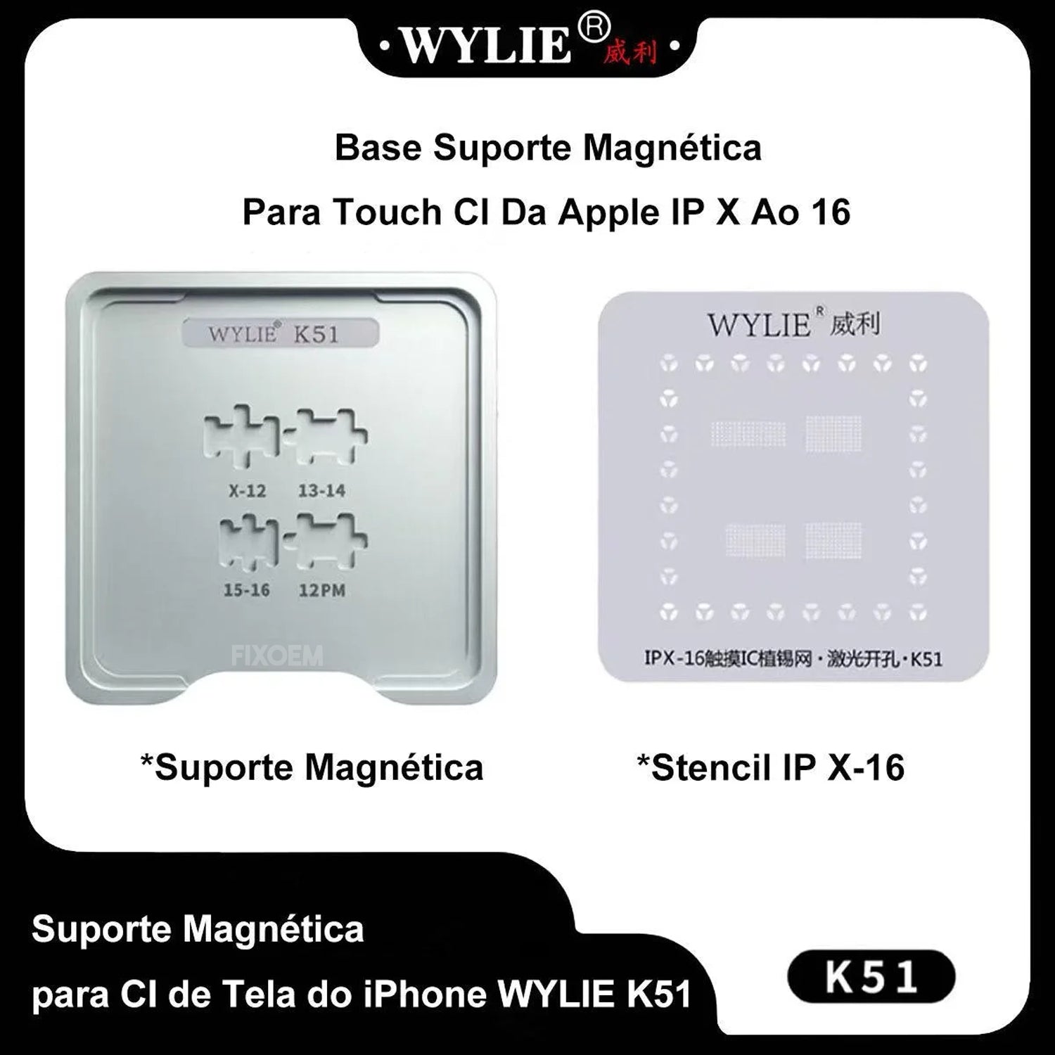 Plataforma Magnetica Soldadura Ic WYLIE K51