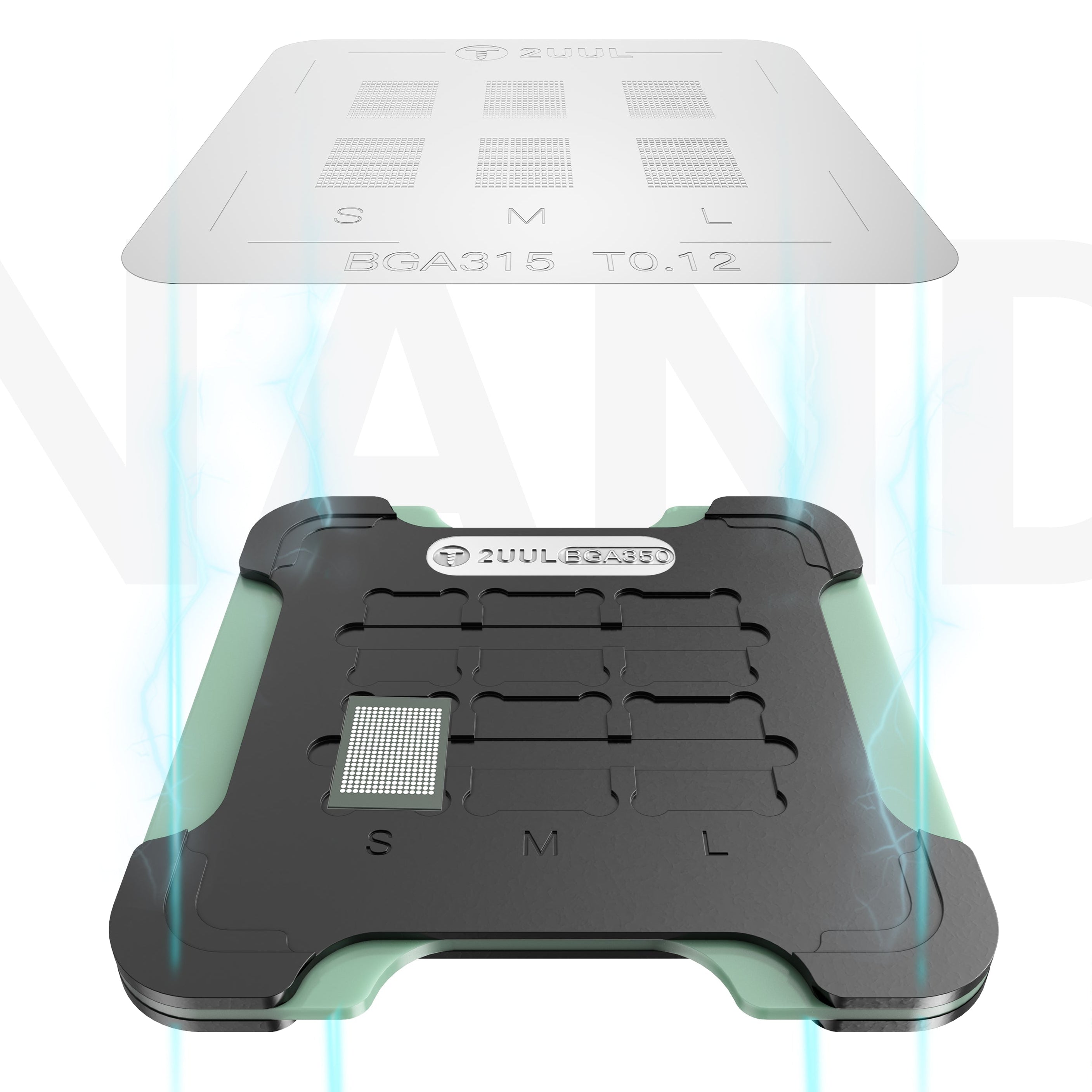 Plataforma Reballing NAND Flash 2Uul BH16