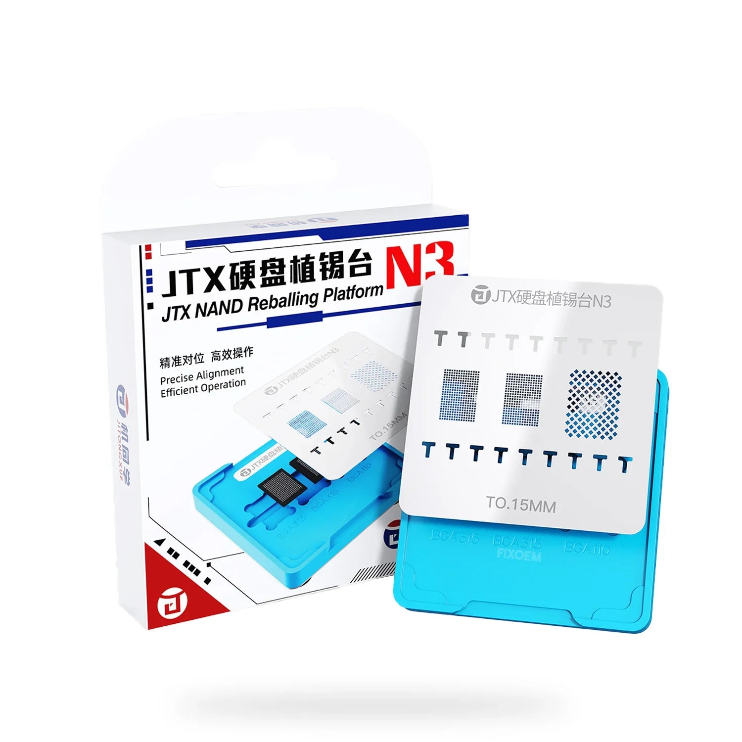 Plataforma Reballing Nand Jtx N3 |+4,000 reseñas 4.9/5 | recibe en 2 días