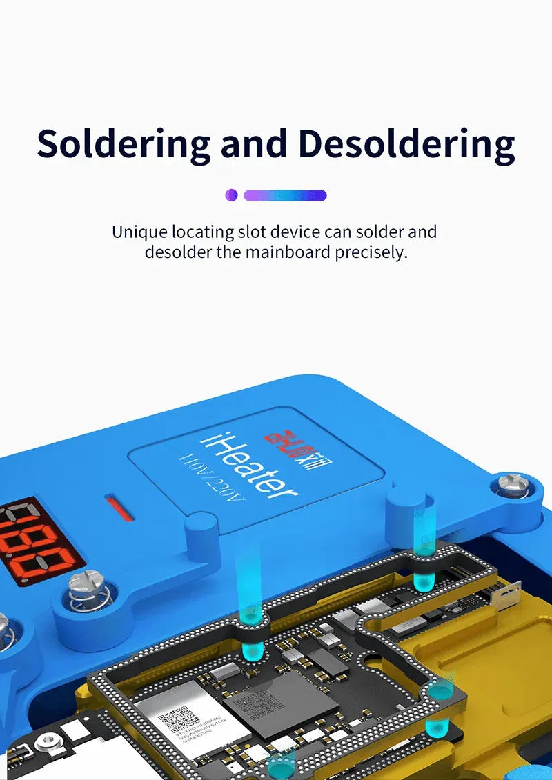 Precalentadora Plancha Logica Iheater J&C JcID Iphone X-11 Pro Max. |+4,000 reseñas 4.9/5 | recibe en 2 días