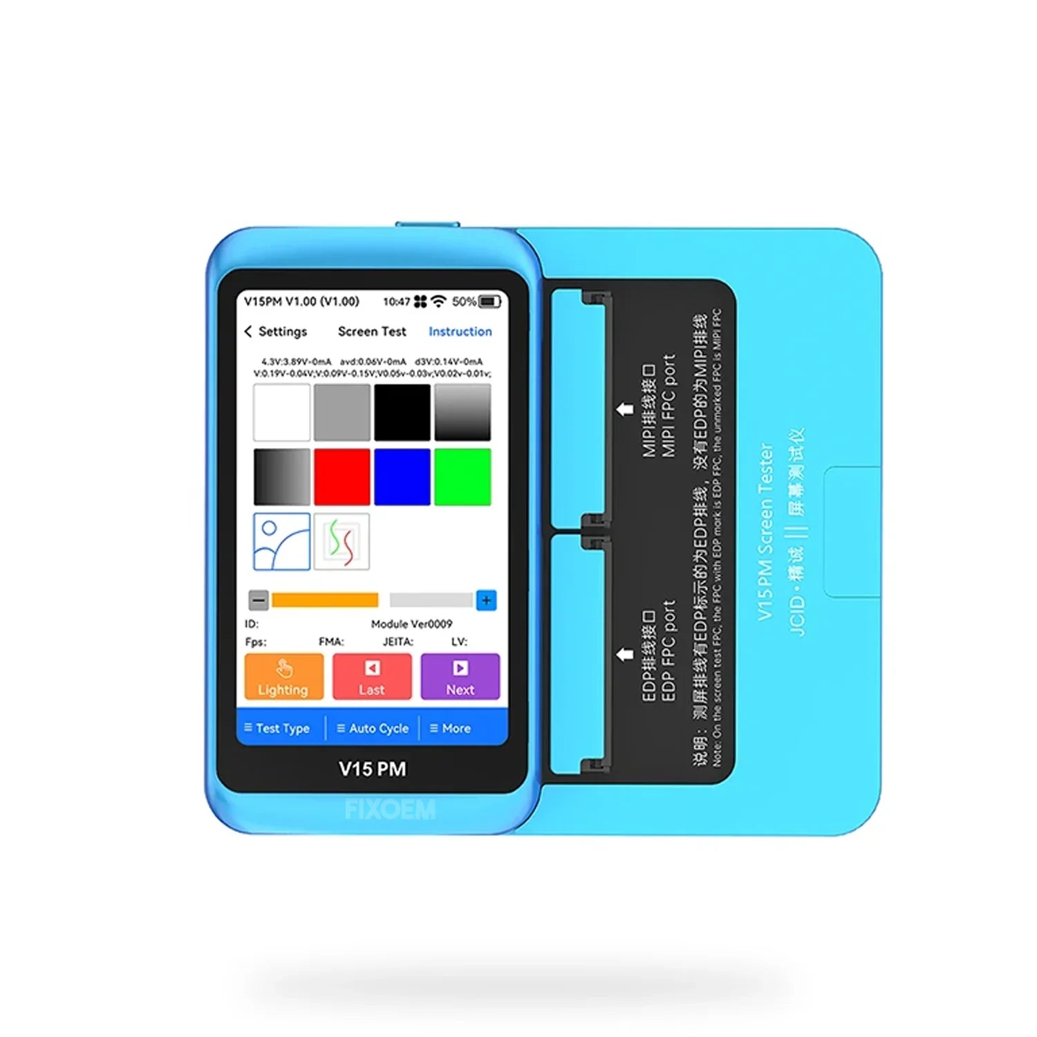 Probador Pantallas Jcid V15Pm |+4,000 reseñas 4.9/5 | recibe en 2 días