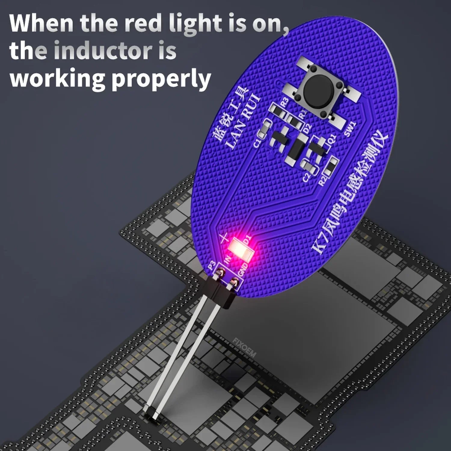 Probador Tester Detector Inductancia Lanrui K7 Fengming |+4,000 reseñas 4.9/5 | recibe en 2 días