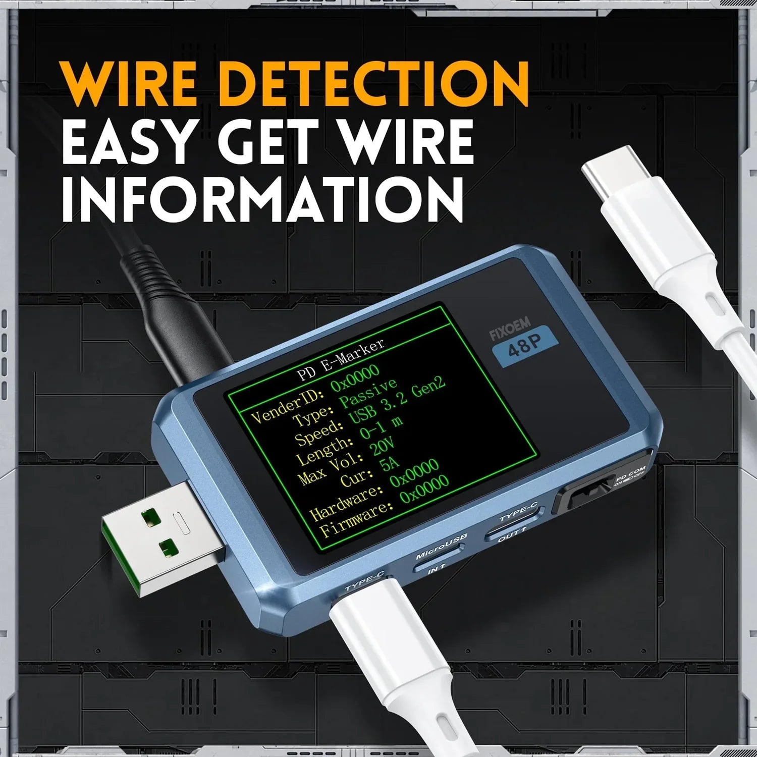 Probador Tester Usb Bateria FNIRSI Fnb48P |+4,000 reseñas 4.9/5 | recibe en 2 días