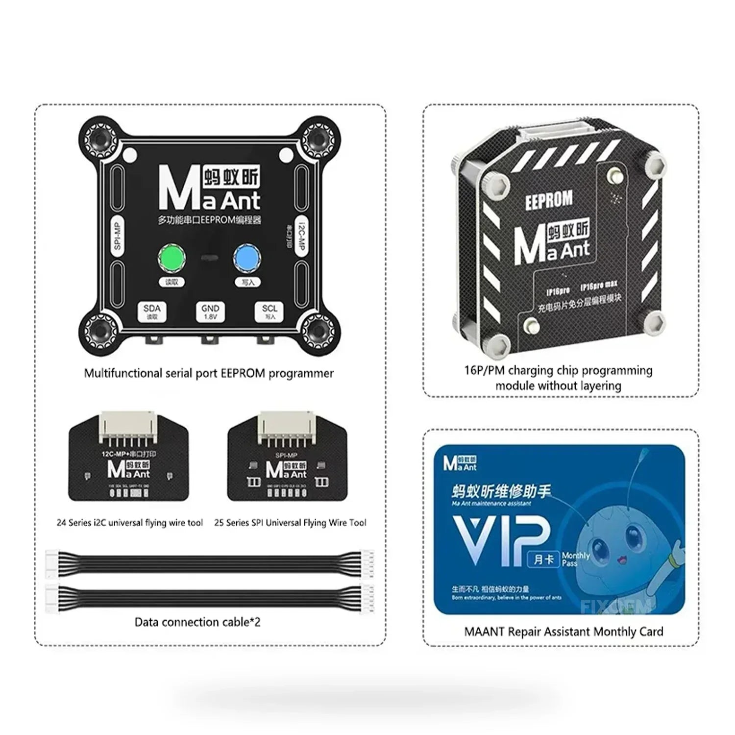 Programador Iphone Memoria EEPROM Ma Ant E1 |+5,000 reseñas 4.9/5 | recibe express 2 días