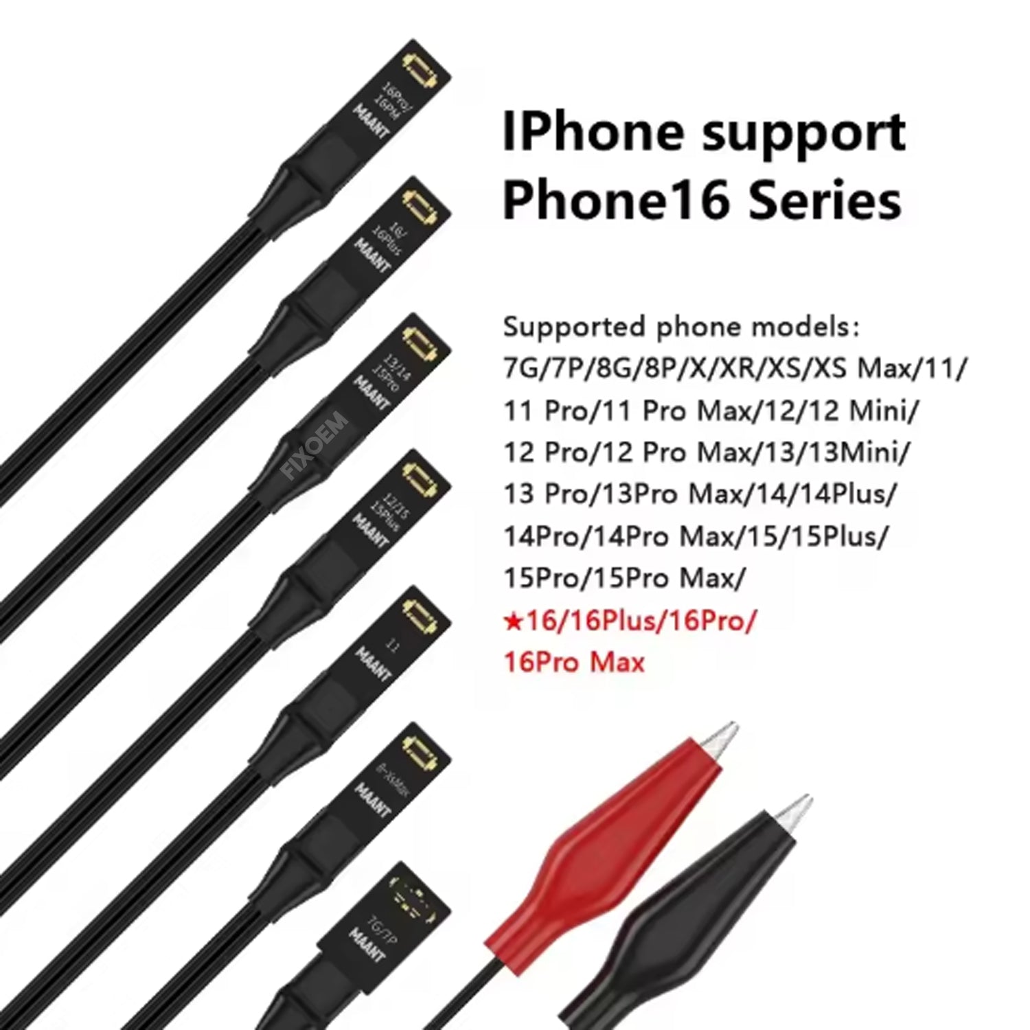 Pulpo Cable Alimentación Arranque 8 En 1 Iphone 7-16 Ma Ant M064 Soft