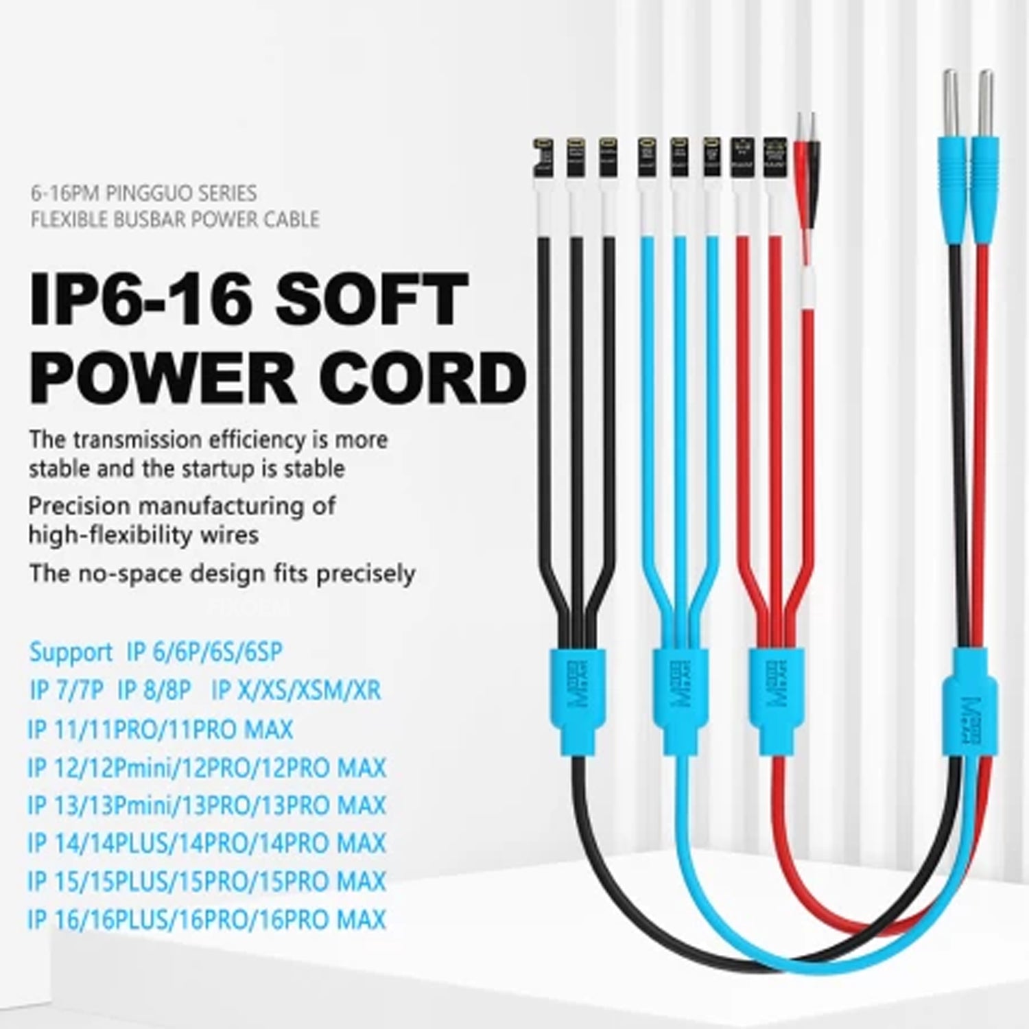 Pulpo Cable Alimentacion Arranque Iphone 6-16 Pro Max Ma Ant Py-2 Soft |+4,000 reseñas 4.9/5 | recibe en 2 días