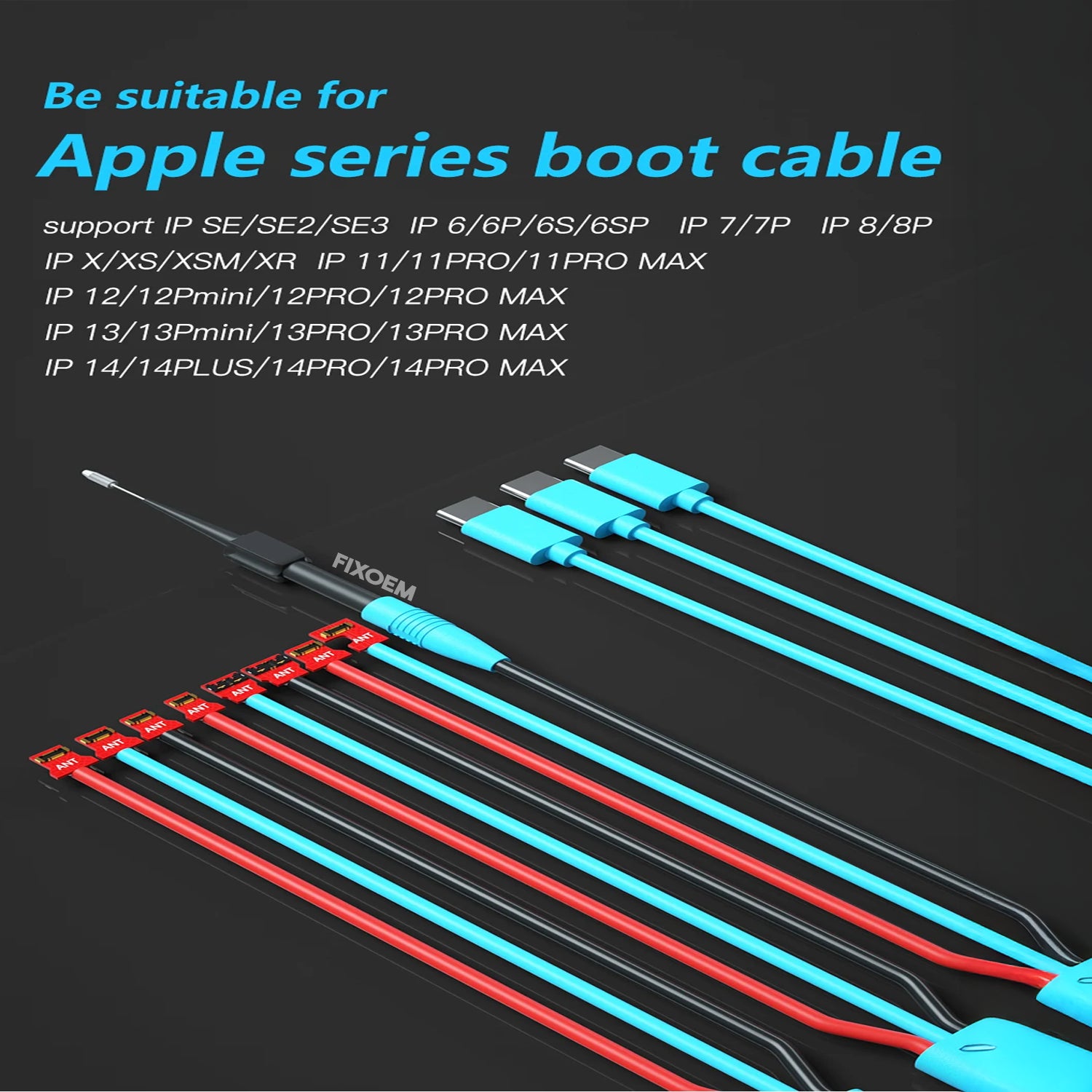 Pulpo Cable Arranque Iphone Ma Ant Kj-02