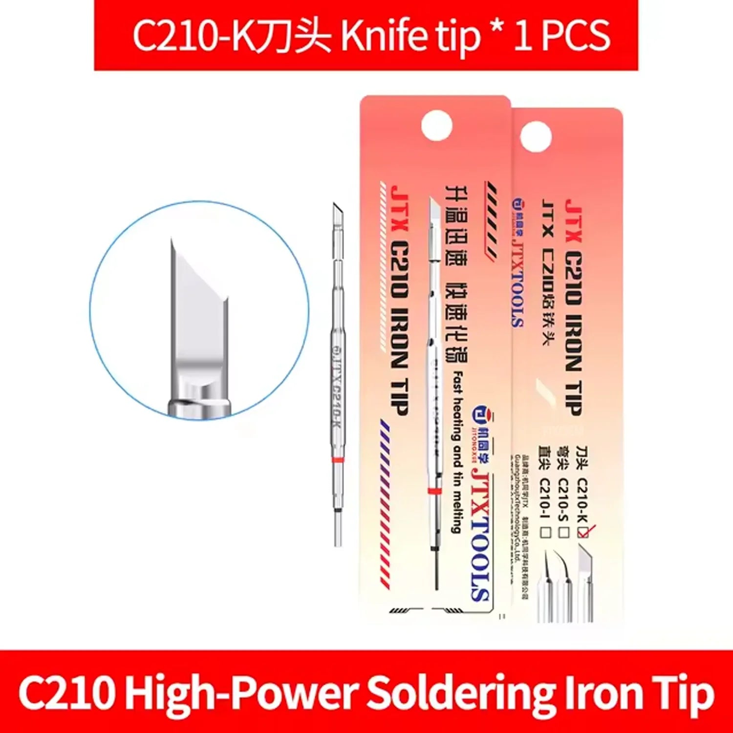 Punta Cautin Biselada JTX C210-K |+4,000 reseñas 4.9/5 | recibe en 2 días