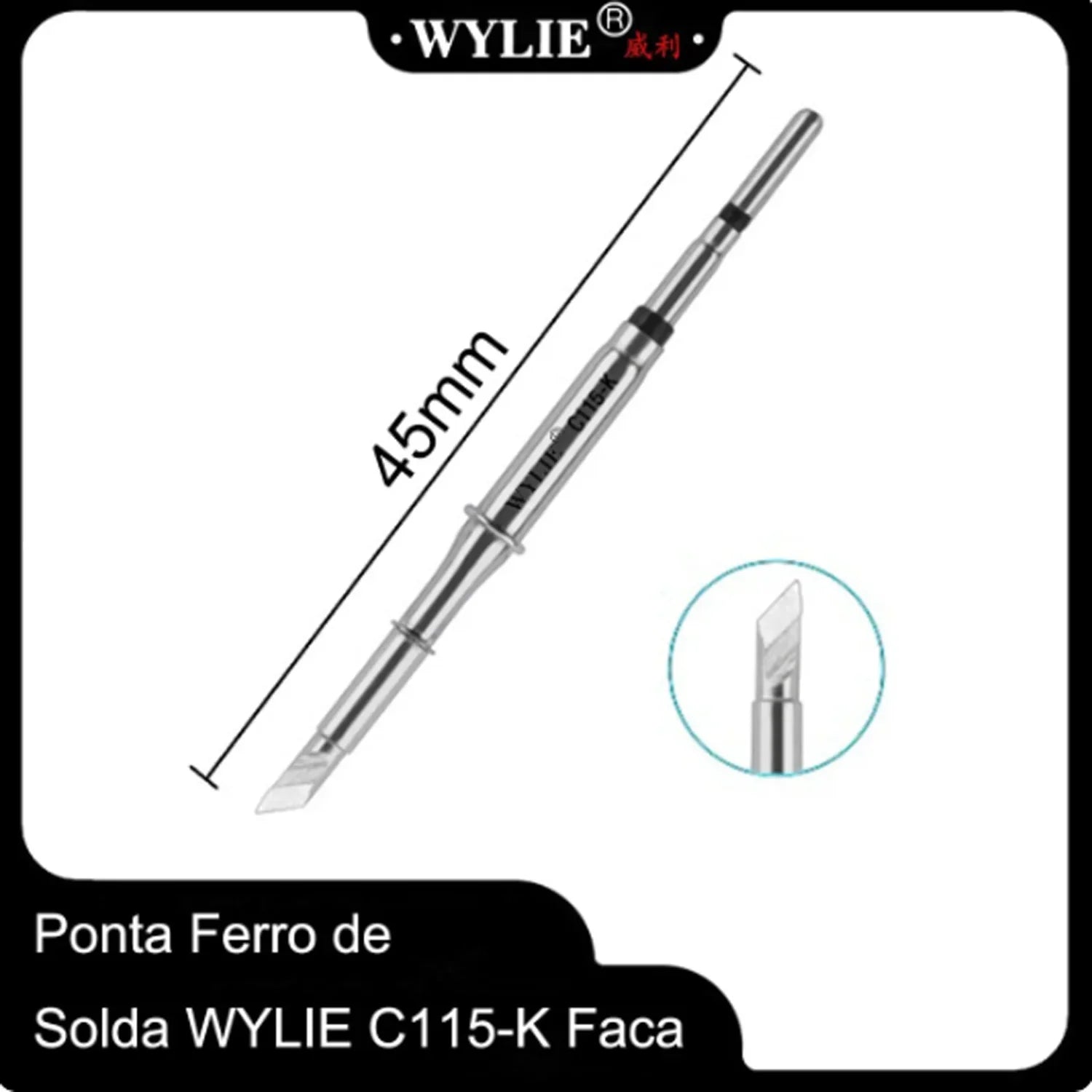 Punta Cautin Biselada Wylie C115-K |+4,000 reseñas 4.9/5 | recibe en 2 días