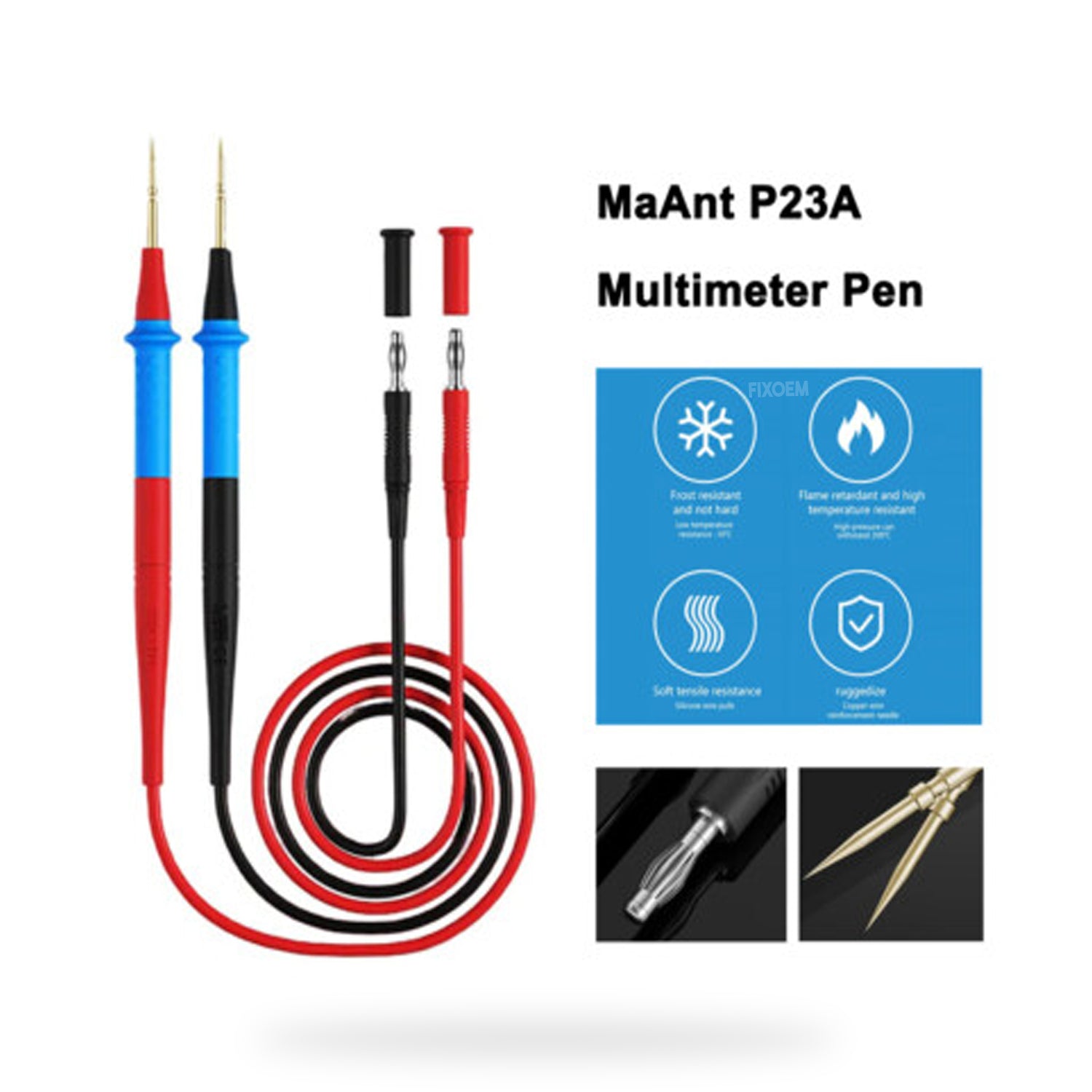 Puntas Finas Multimetro Ma Ant P23A |+5,000 reseñas 4.9/5 | recibe express 2 días