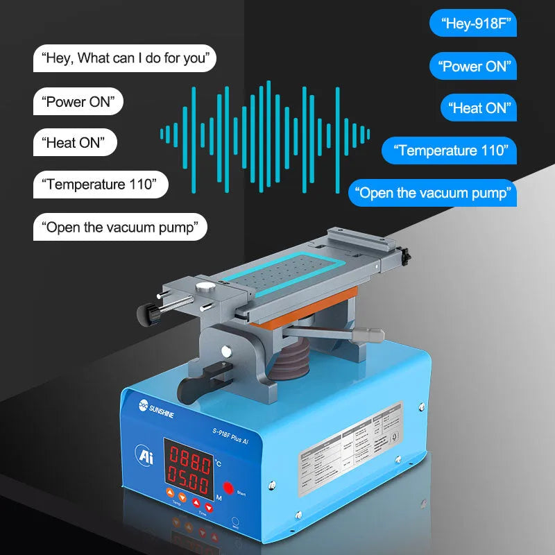 Separador Plancha Sunshine Pantalla Curva 5 En 1 S-918F Plus + AI |+4,000 reseñas 4.9/5 | recibe en 2 días
