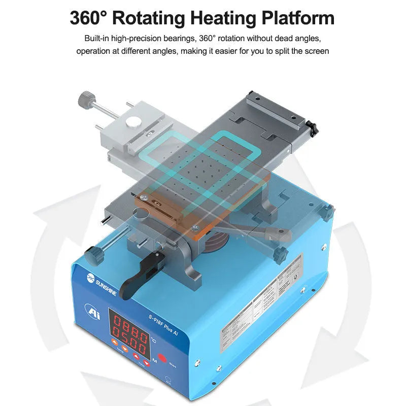 Separador Plancha Sunshine Pantalla Curva 5 En 1 S-918F Plus + AI |+4,000 reseñas 4.9/5 | recibe en 2 días