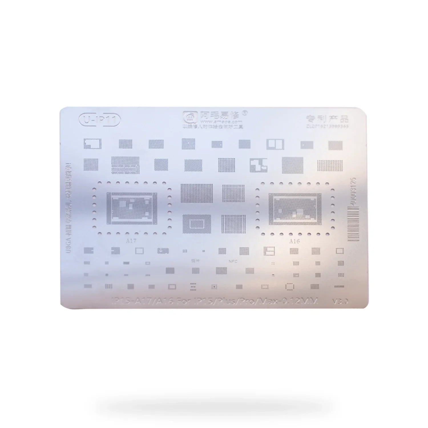 Stencil Amaoe Iphone 15 A17/ a16 0.12MM |+4,000 reseñas 4.9/5 | recibe en 2 días