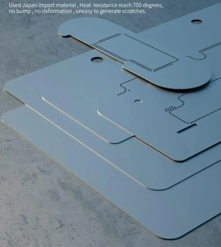 Stencil Fixture Pcb Marco Medio Iphone X Xs Max 11 Pro Max B&R Ip-A06 6En1. |+4,000 reseñas 4.9/5 | recibe en 2 días