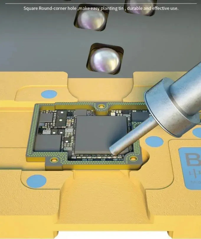 Stencil Fixture Pcb Marco Medio Iphone X Xs Max 11 Pro Max B&R Ip-A06 6En1. |+4,000 reseñas 4.9/5 | recibe en 2 días