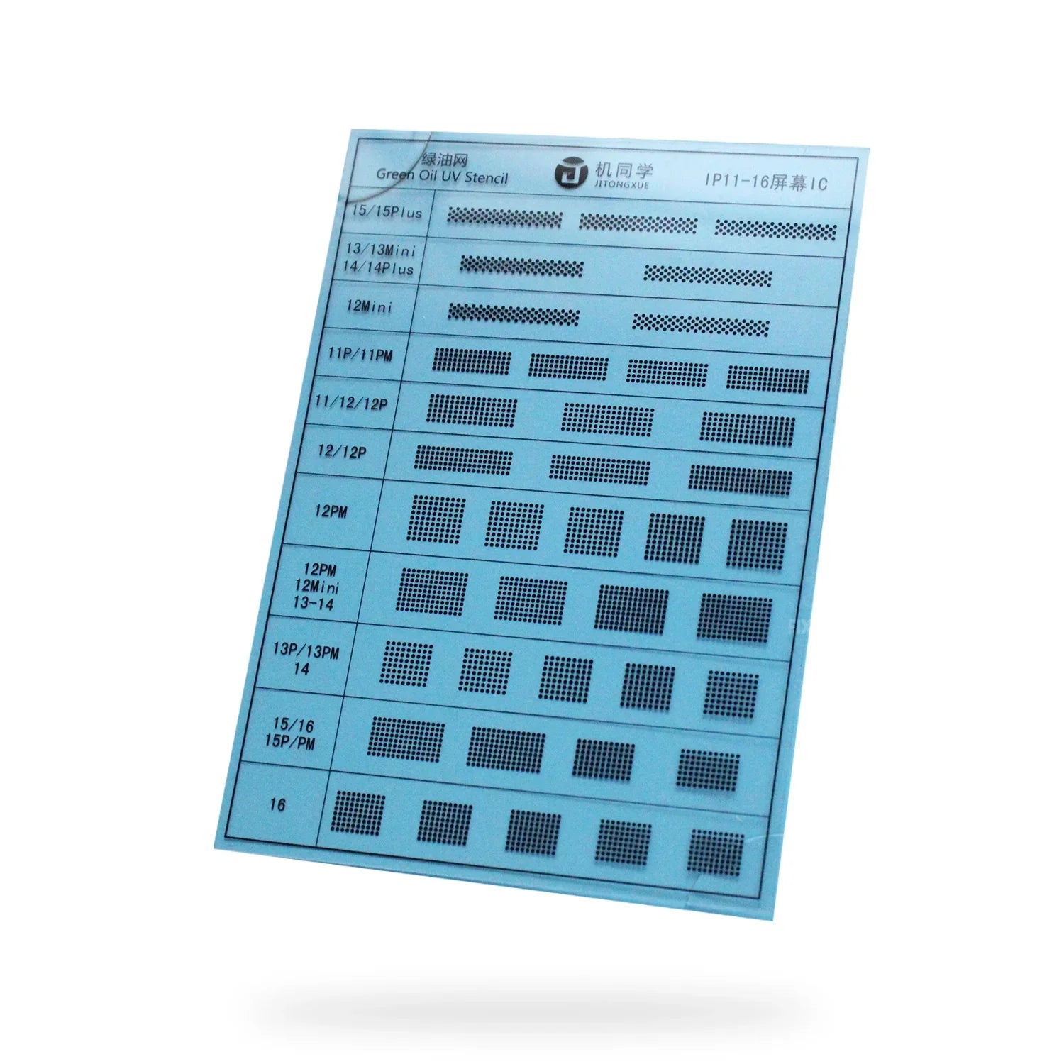 Stencil Ic Uv Iphone 11 A 16 Pro Max Jtx |+4,000 reseñas 4.9/5 | recibe en 2 días