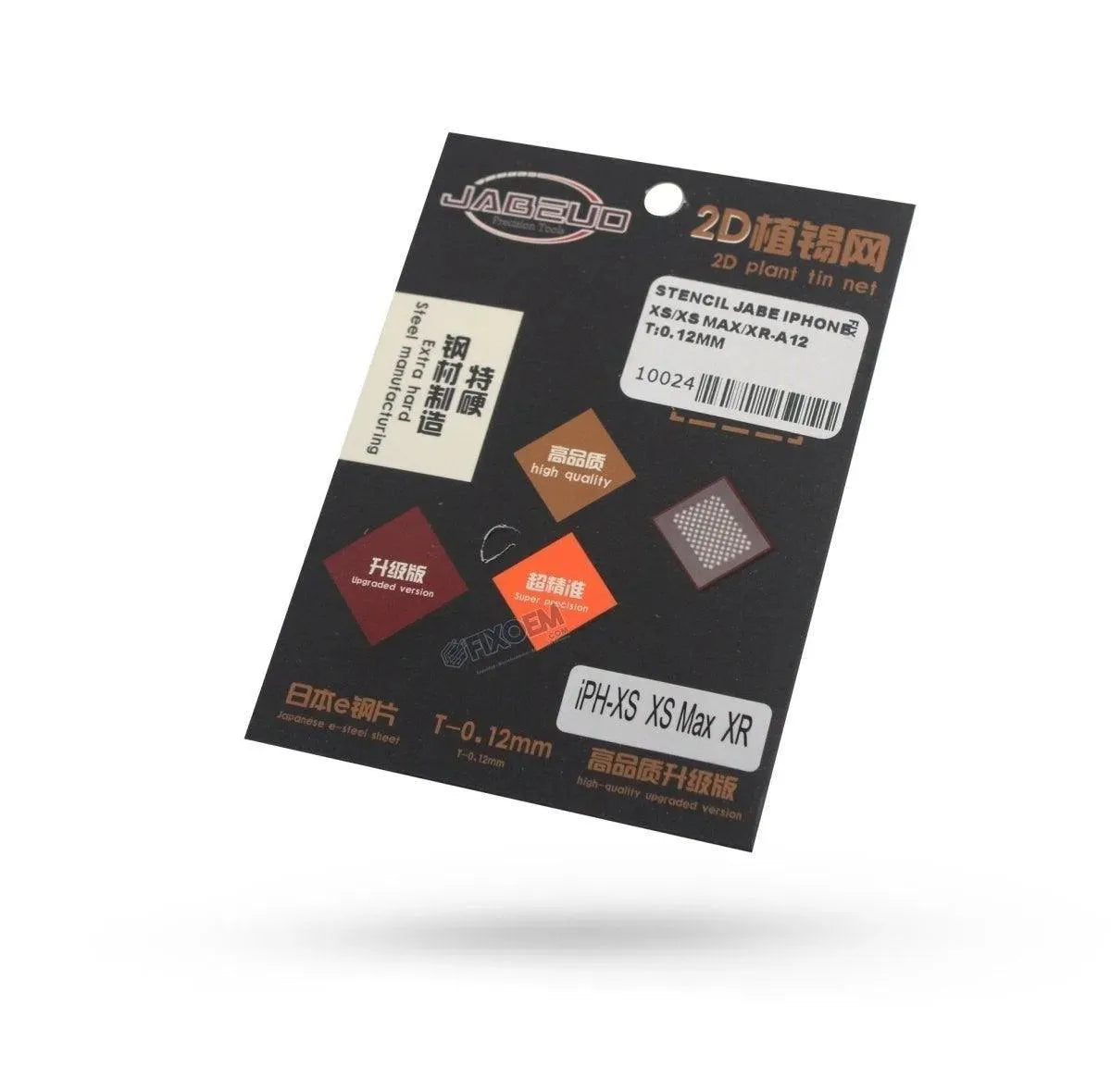 Stencil Jabe Iphone Xs/Xs Max/Xr-A12 T:0.12Mm |+4,000 reseñas 4.9/5 | recibe en 2 días