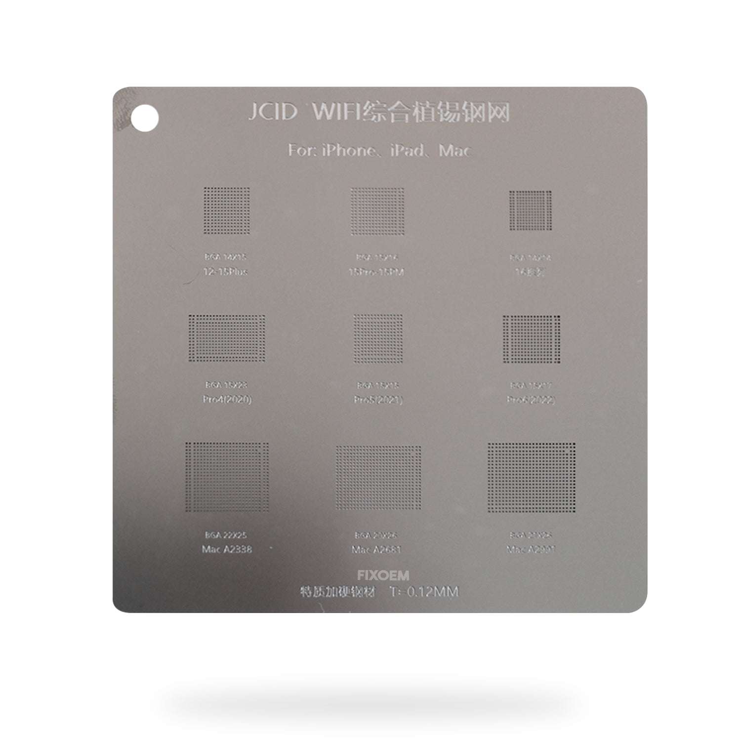 Stencil Reballing Wifi 135 JCID