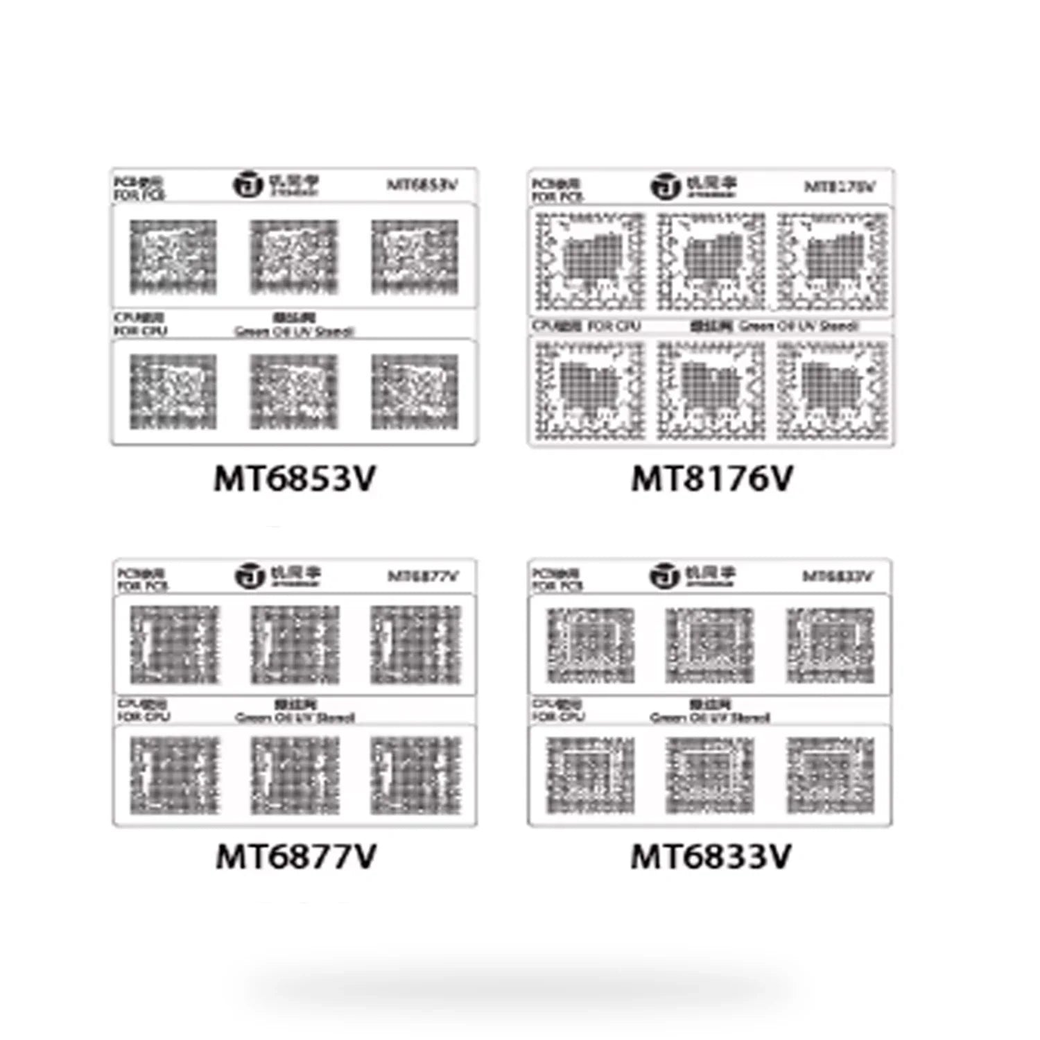Stencil Uv / Malla Rebaling Mtk (16 Modelos) Jtx 16 Gs-01 |+4,000 reseñas 4.9/5 | recibe en 2 días