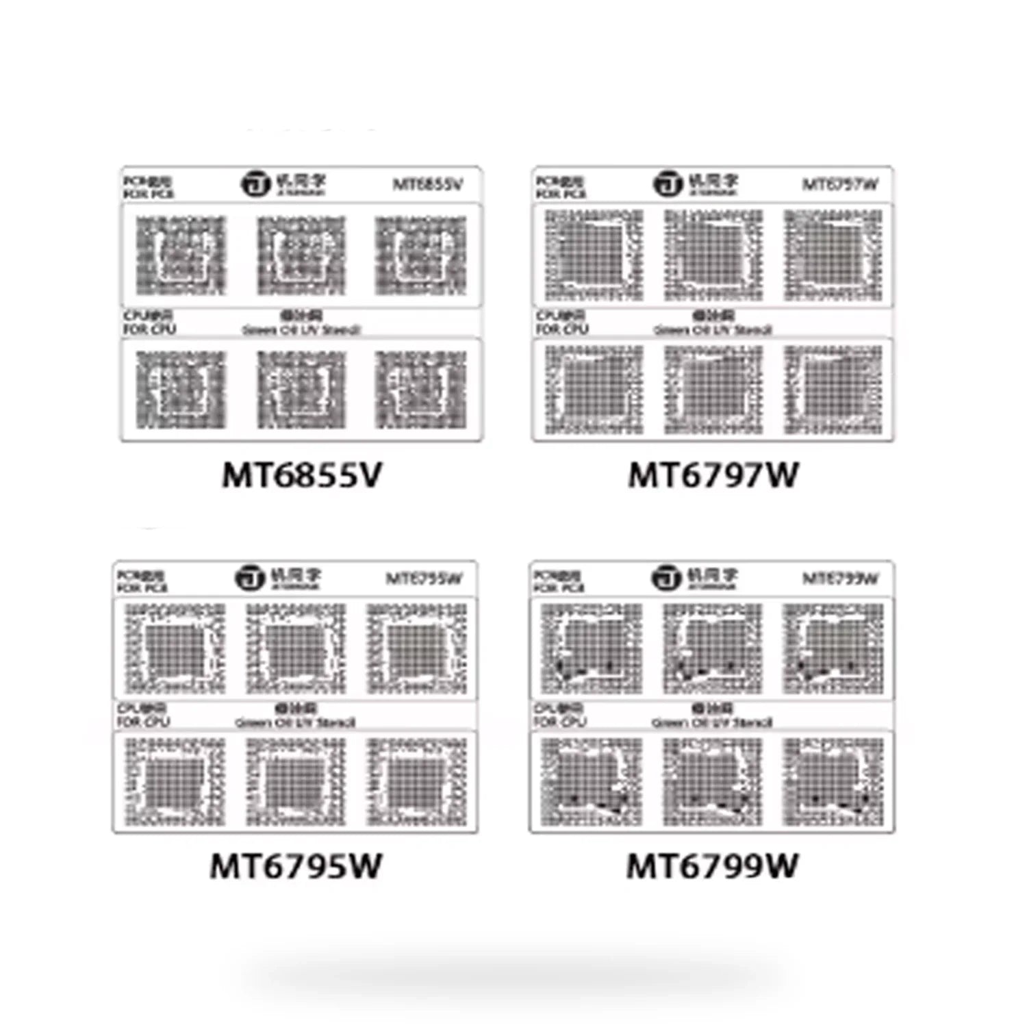 Stencil Uv / Malla Rebaling Mtk (16 Modelos) Jtx 16 Gs-01 |+4,000 reseñas 4.9/5 | recibe en 2 días