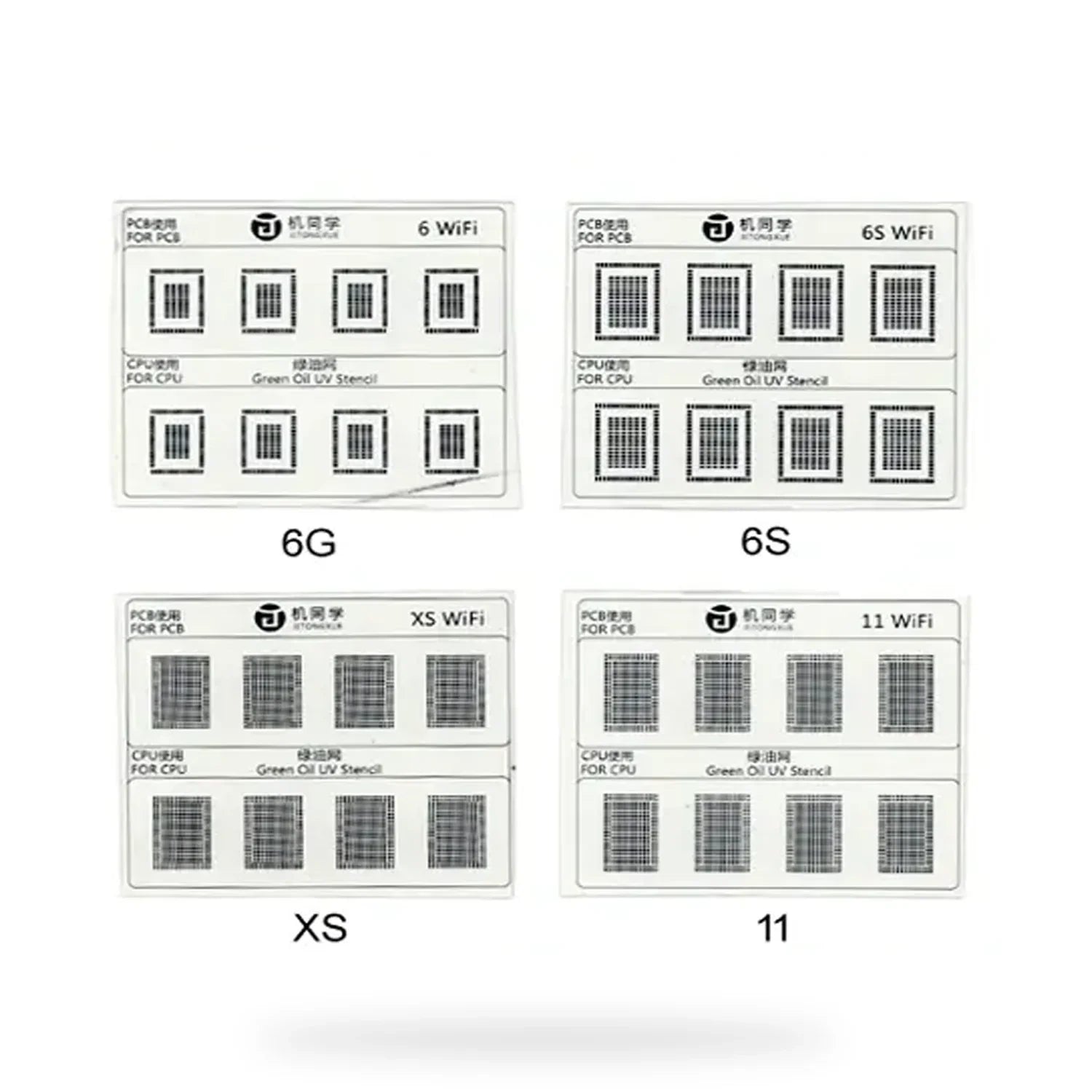 Stencil Uv/Malla Rebaling Wifi Iphone (8 Modelos) Jtx 8 Gs-01 |+4,000 reseñas 4.9/5 | recibe en 2 días