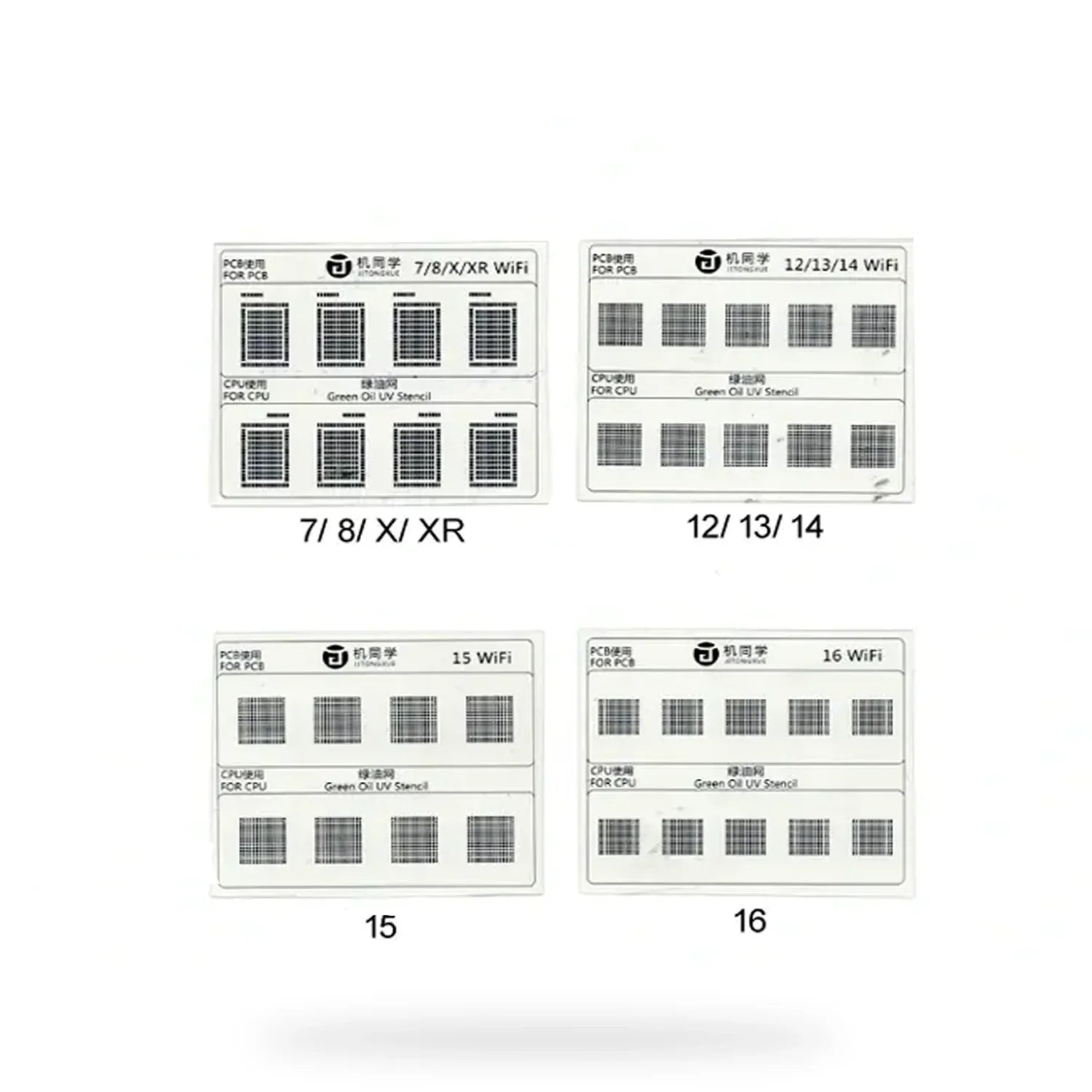 Stencil Uv/Malla Rebaling Wifi Iphone (8 Modelos) Jtx 8 Gs-01 |+4,000 reseñas 4.9/5 | recibe en 2 días
