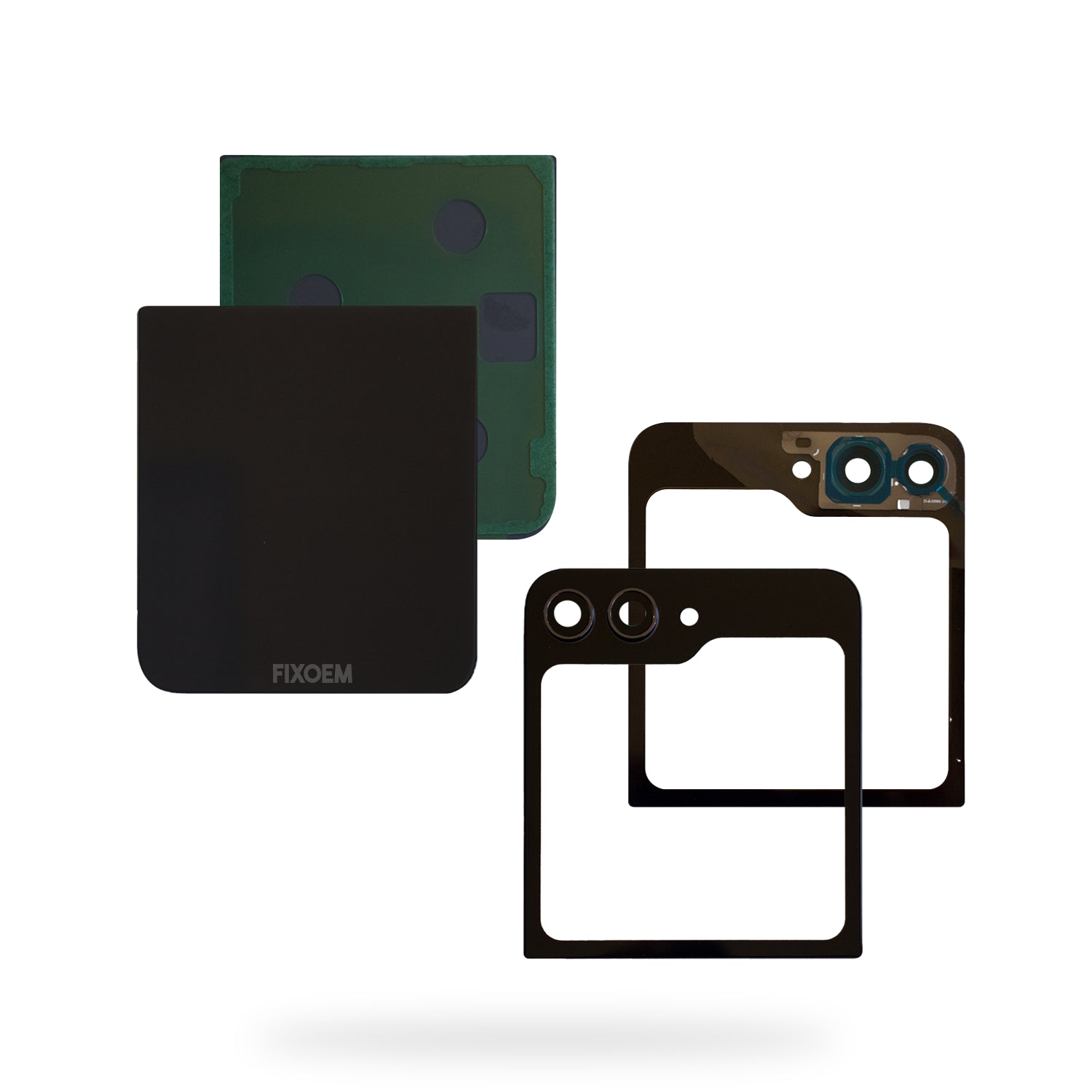 Tapa Trasera Samsung Z Flip 5 Negro