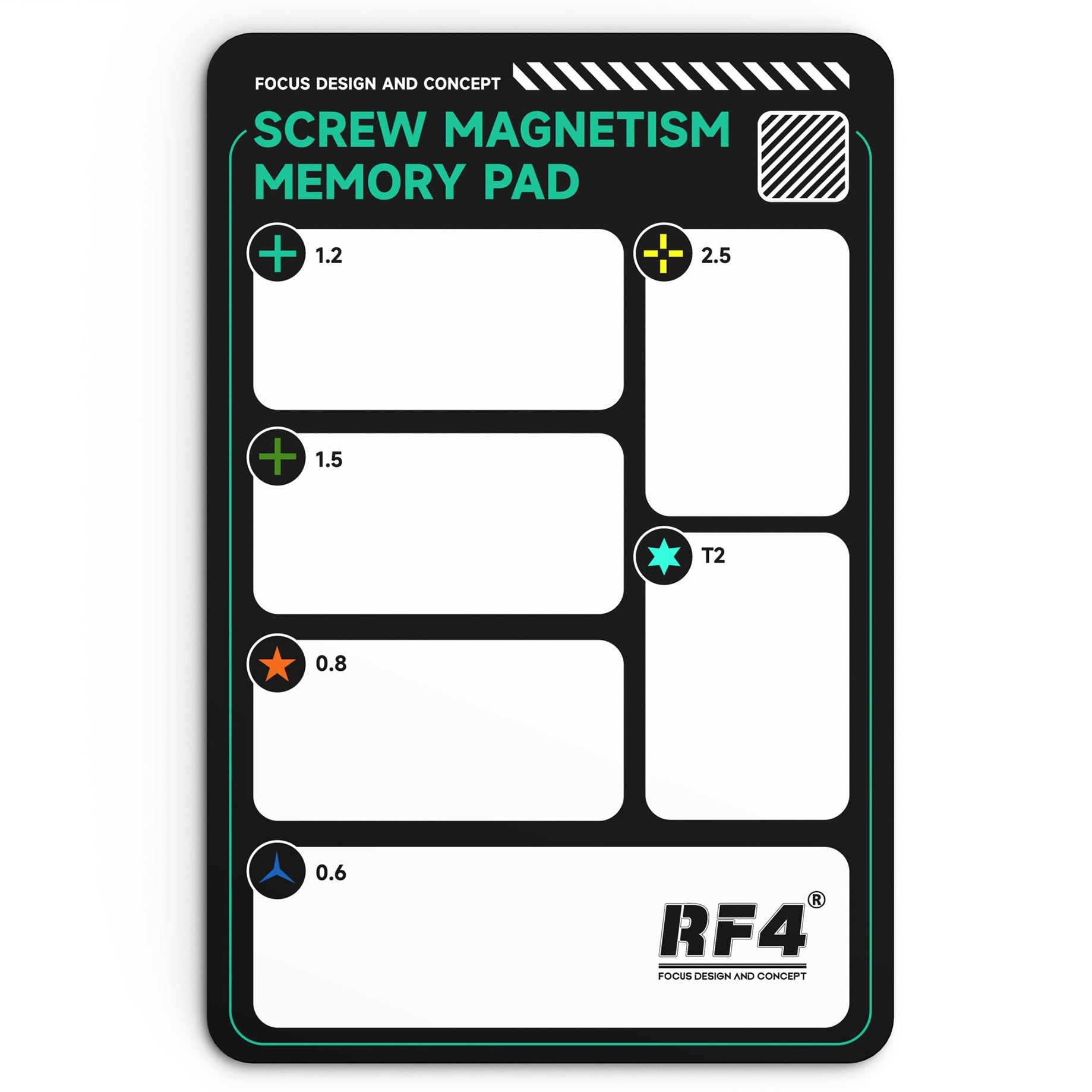 Tapete Magnetico Organizador Rf4 Rf-Mp21