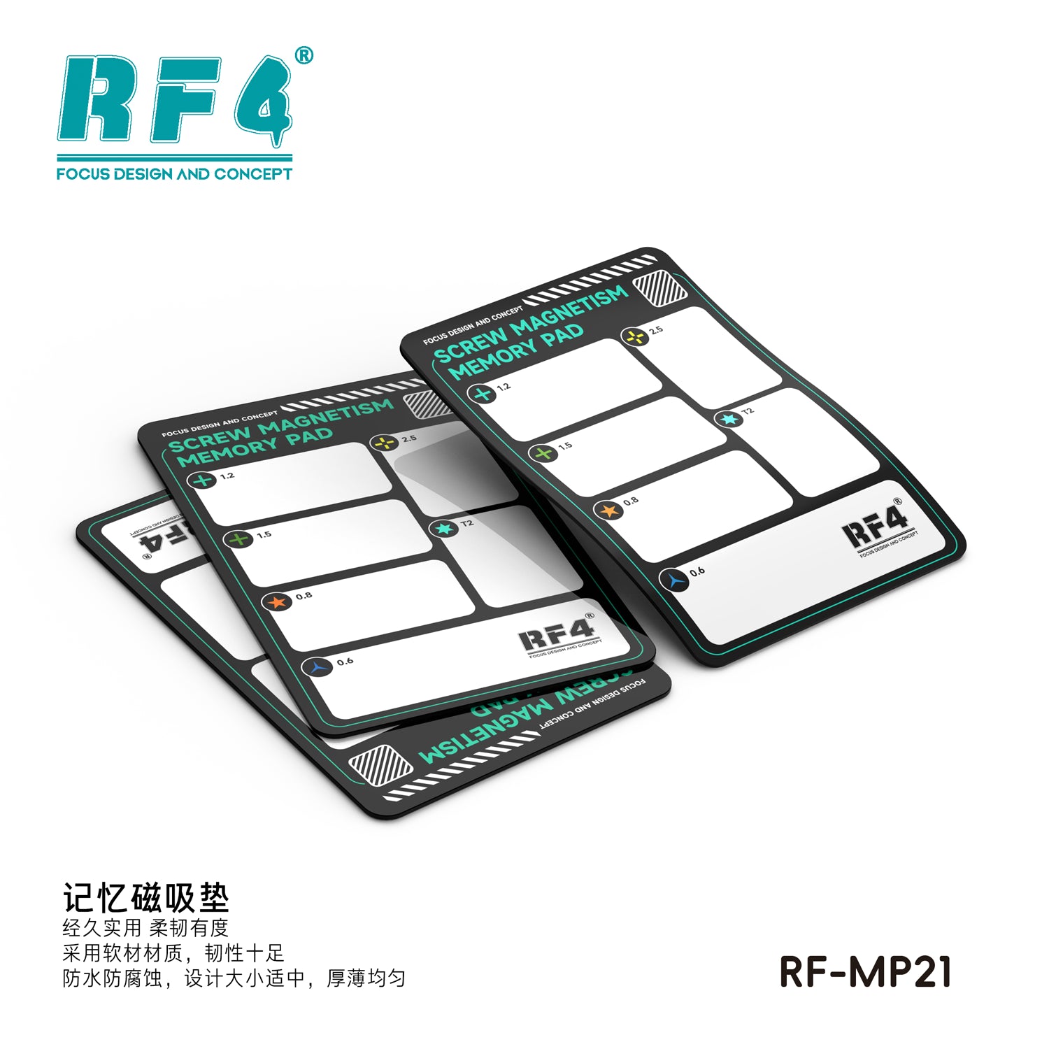 Tapete Magnetico Organizador Rf4 Rf-Mp21