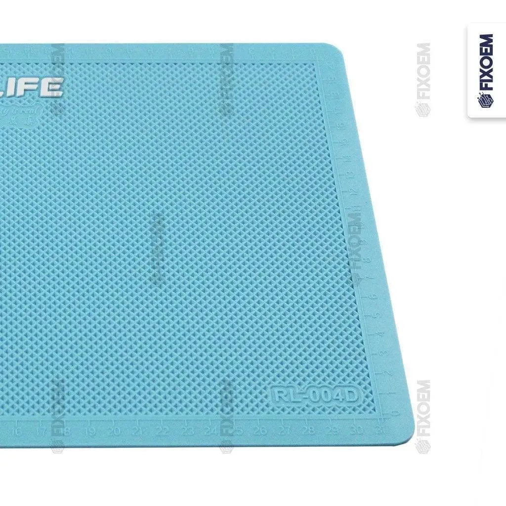Tapete Silicon Soldar Trabajo Calor Relife Rl-004D 30X20Cm Azul |+4,000 reseñas 4.9/5 | recibe en 2 días