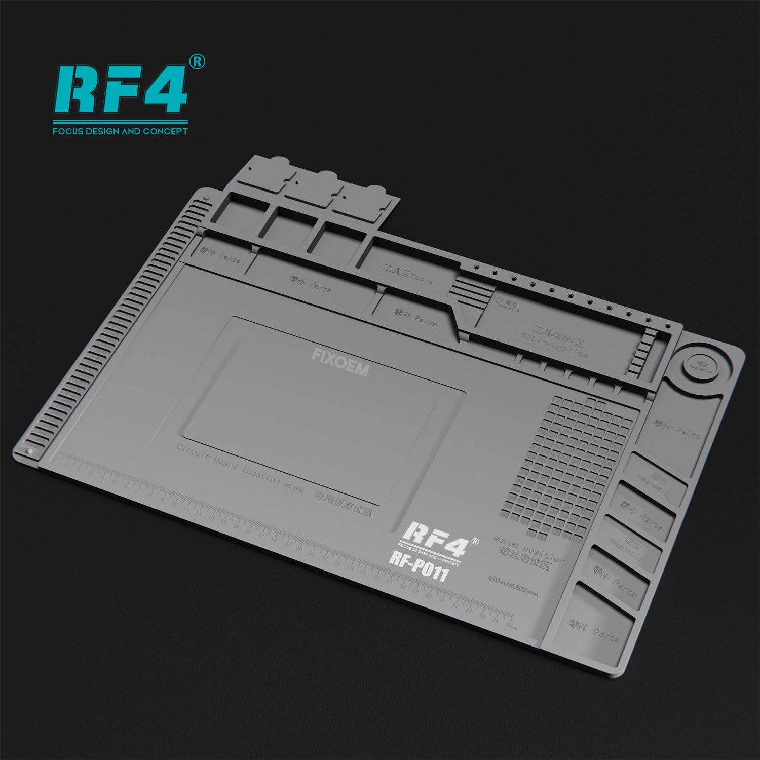 Tapete Silicon Soldar Trabajo Calor RF4 RF-PO11