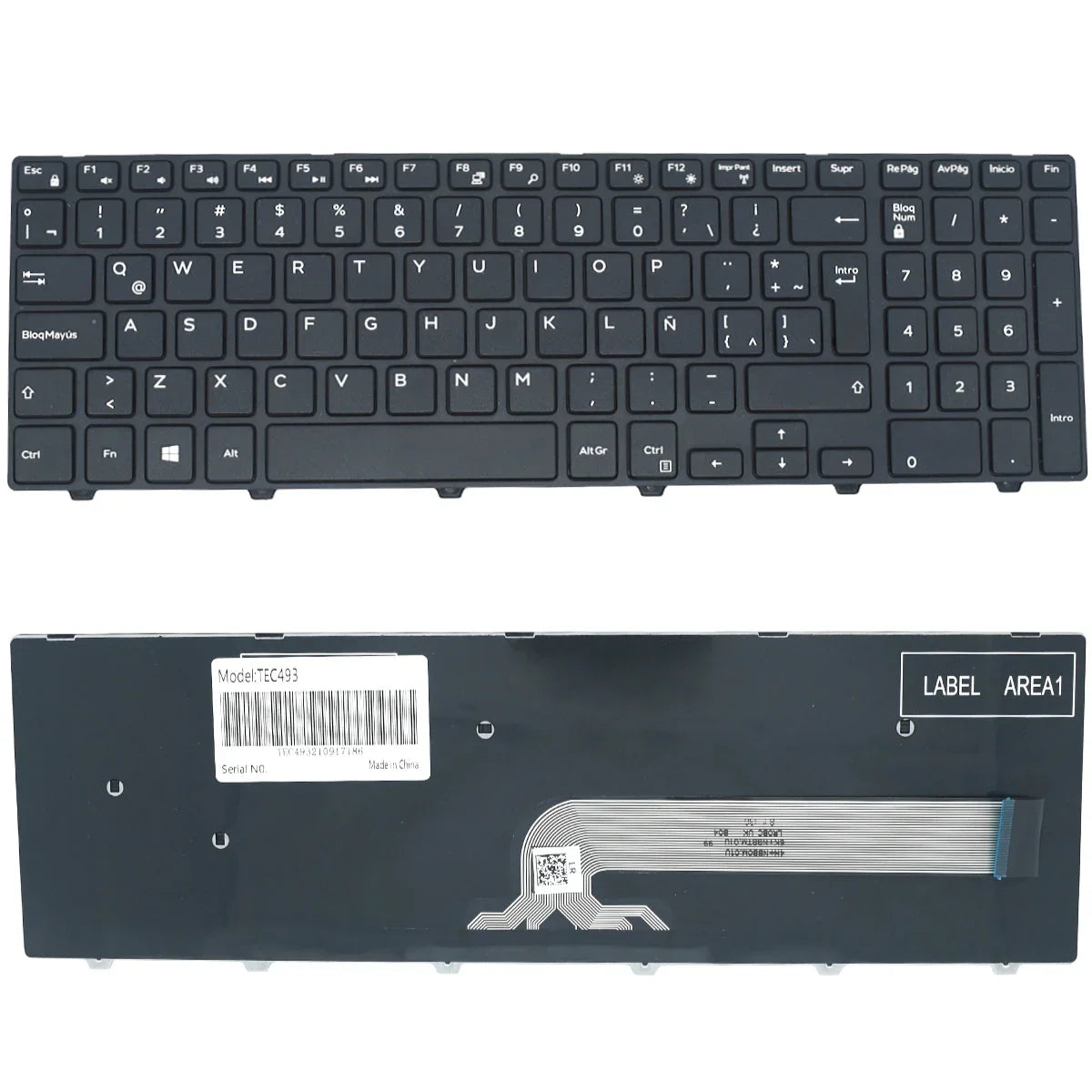 Teclado (SP) DELL Inspiron 15-3000 15 5000 |+4,000 reseñas 4.9/5 | recibe en 2 días