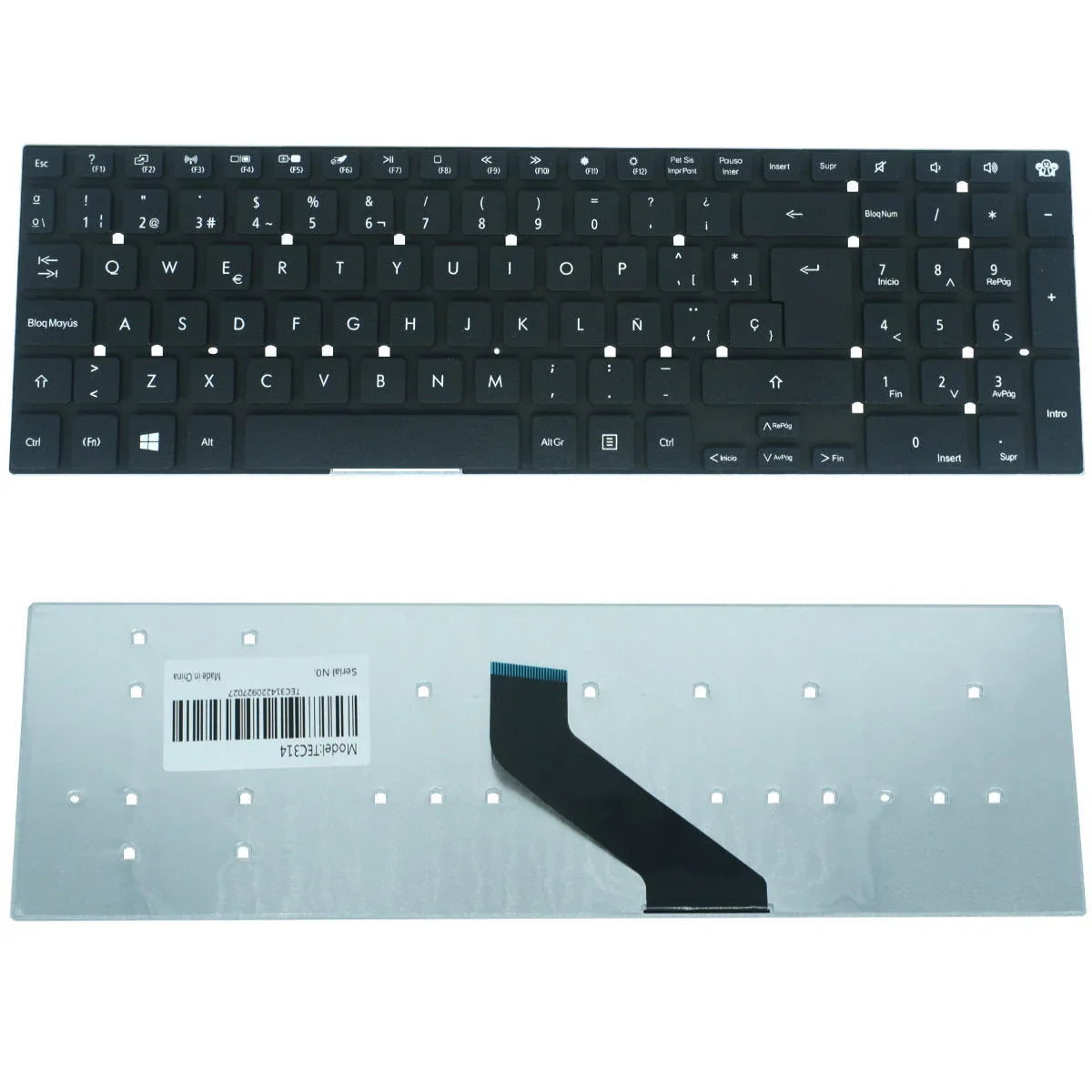 Teclado (SP) GATEWAY NV55, NV57, ACER Aspire V3 |+4,000 reseñas 4.9/5 | recibe en 2 días