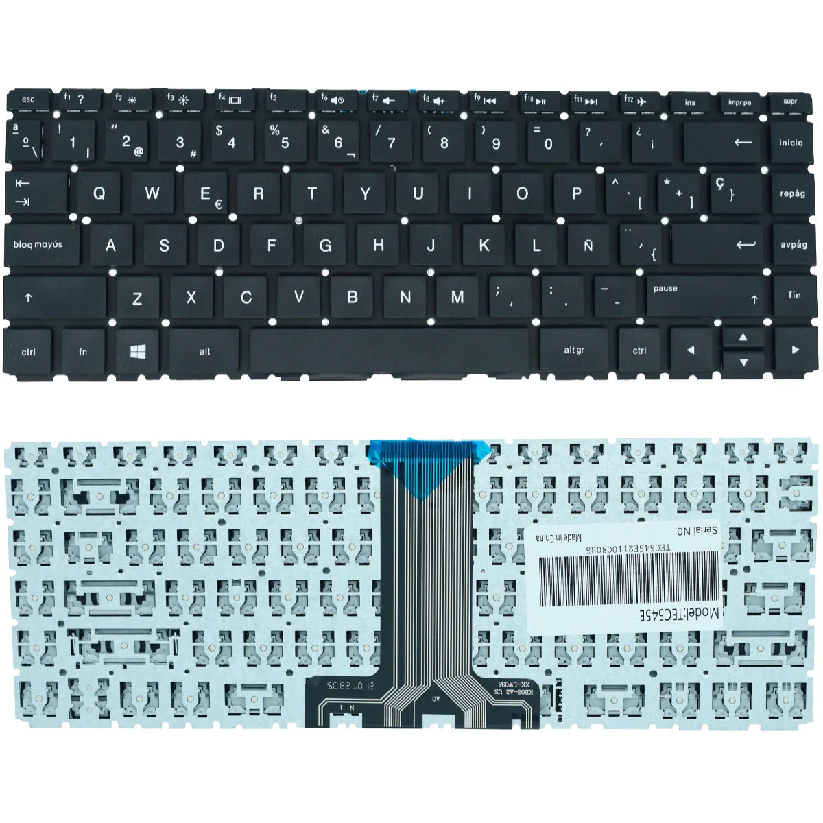 Teclado (SP) HP 240 G6 245 G6 246 G6 Pavilion 14-bs 14-bs000 14-bs100 14-bs500 X360 14-ba ENTER DELGADO *SIN BACKLIGHT |+4,000 reseñas 4.9/5 | recibe en 2 días