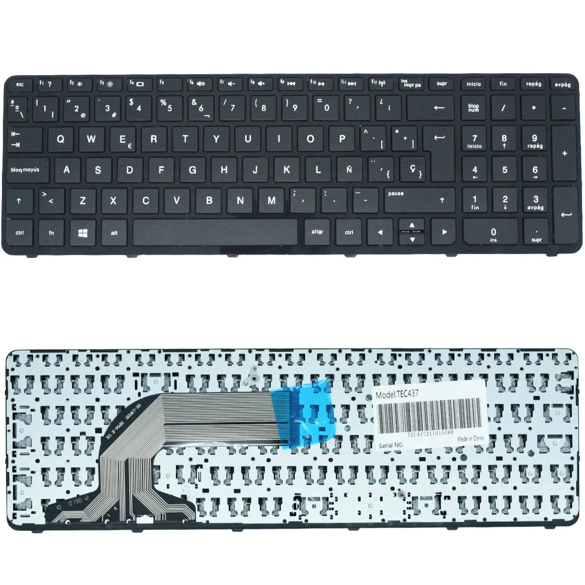 Teclado (SP) HP Pavilion 15-E , 15-N , 15-G , 15-H , 15-R |+4,000 reseñas 4.9/5 | recibe en 2 días