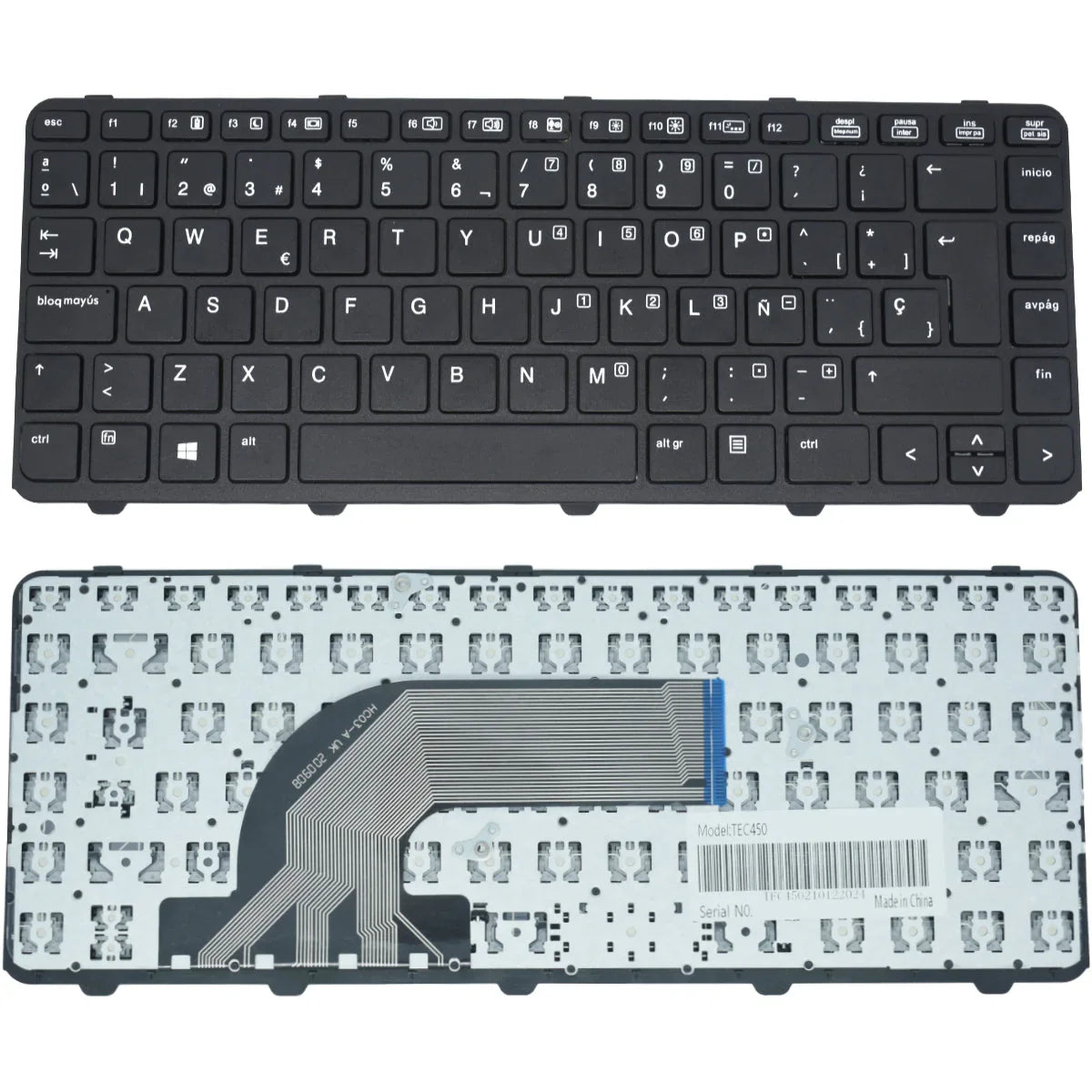 Teclado (SP) HP Probook 440 G1 |+4,000 reseñas 4.9/5 | recibe en 2 días