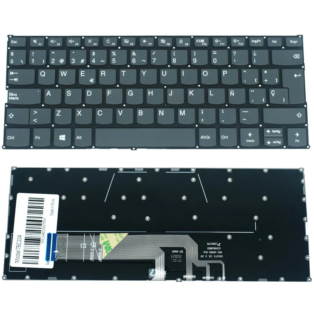 Teclado (SP) Lenovo Flex 6-14ikbyoga 530-14ikb 530-14arr |+4,000 reseñas 4.9/5 | recibe en 2 días