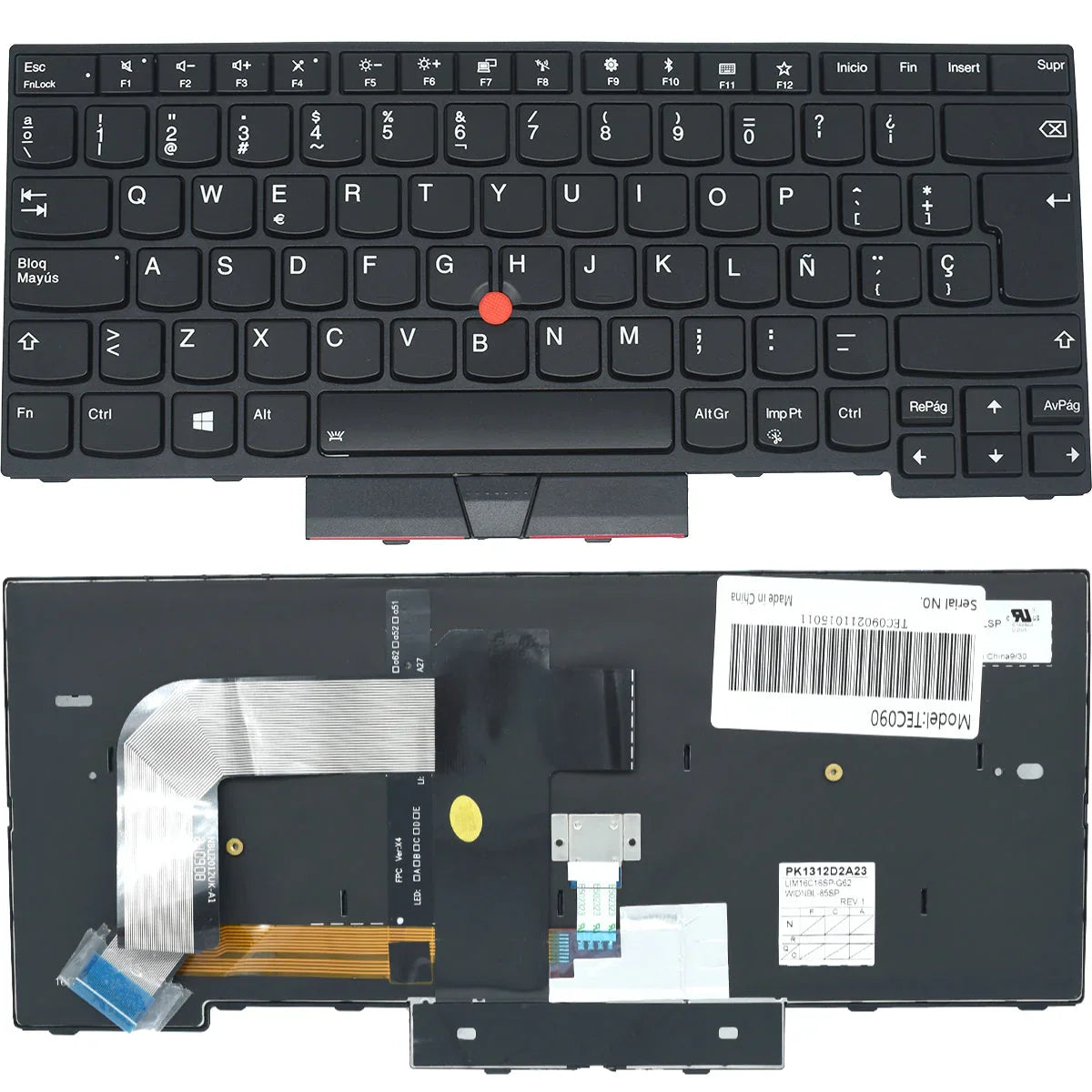 Teclado (SP) Lenovo Thinkpad T470 T480 A475 A485 (Backlight) |+4,000 reseñas 4.9/5 | recibe en 2 días