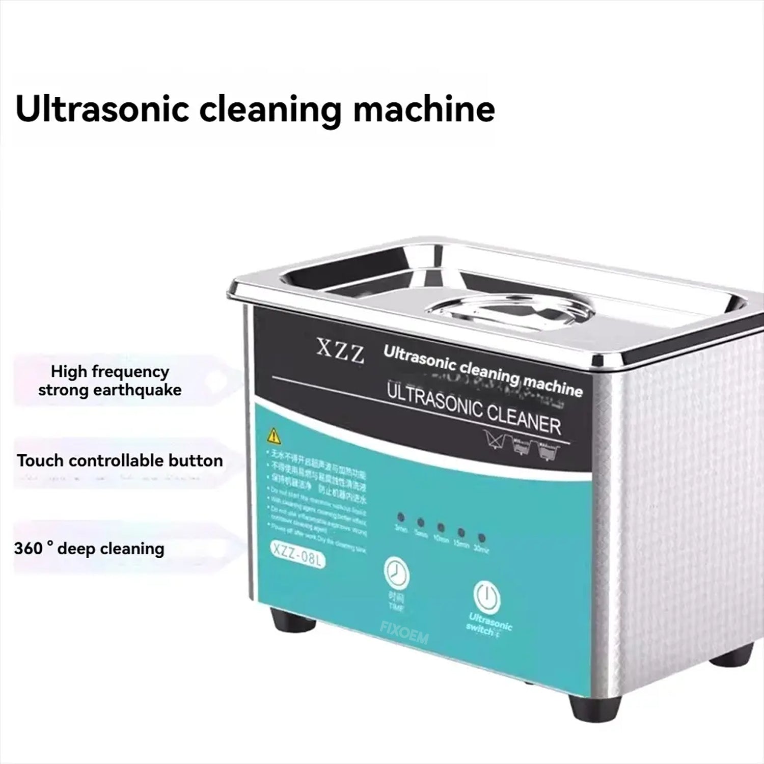 Tina Ultrasonica Limpieza XZZ 800Ml