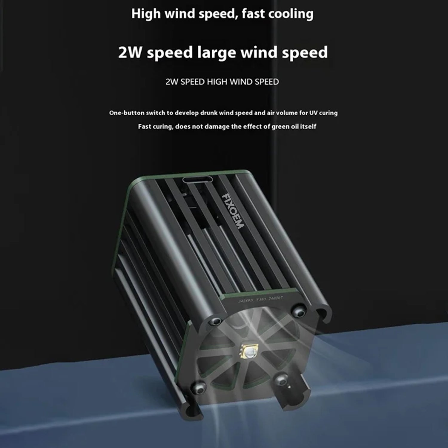 Ventilador Extractor De Humo Lampara Uv Ma Ant My-01