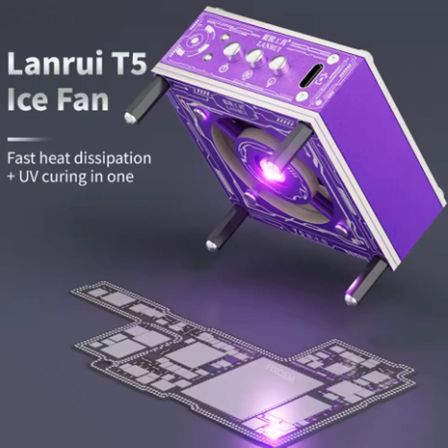 Ventilador Lampara Extractor Condensador Lanrui T5 Uv |+4,000 reseñas 4.9/5 | recibe en 2 días