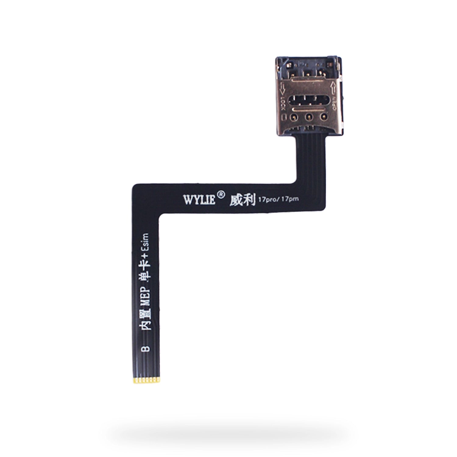 Flex MEP Convertidor ESIM a Sim Fisico Iphone Lector Sim 17 Pro/17 Pro Max Wylie Mep + Esim