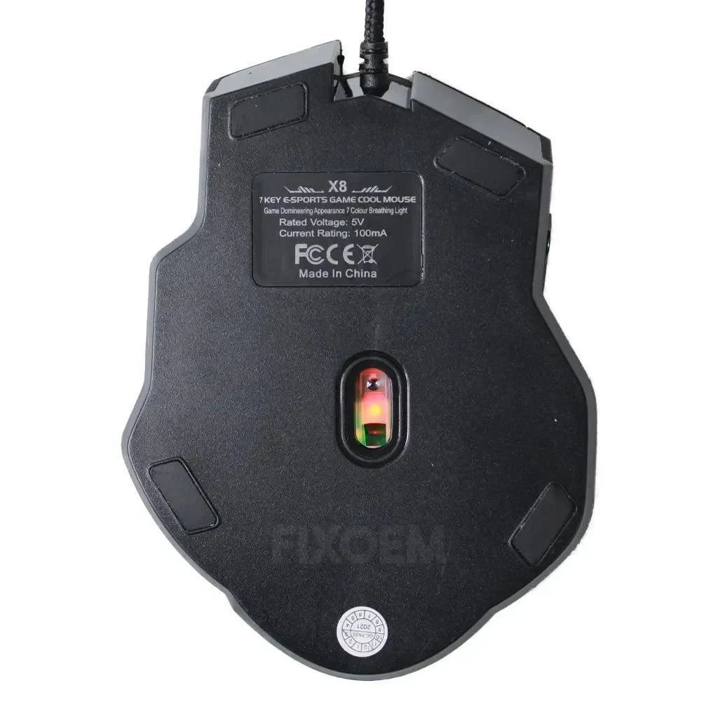 Gaming Mouse Optical Rgb |+5,000 reseñas 4.9/5 | recibe express 2 días