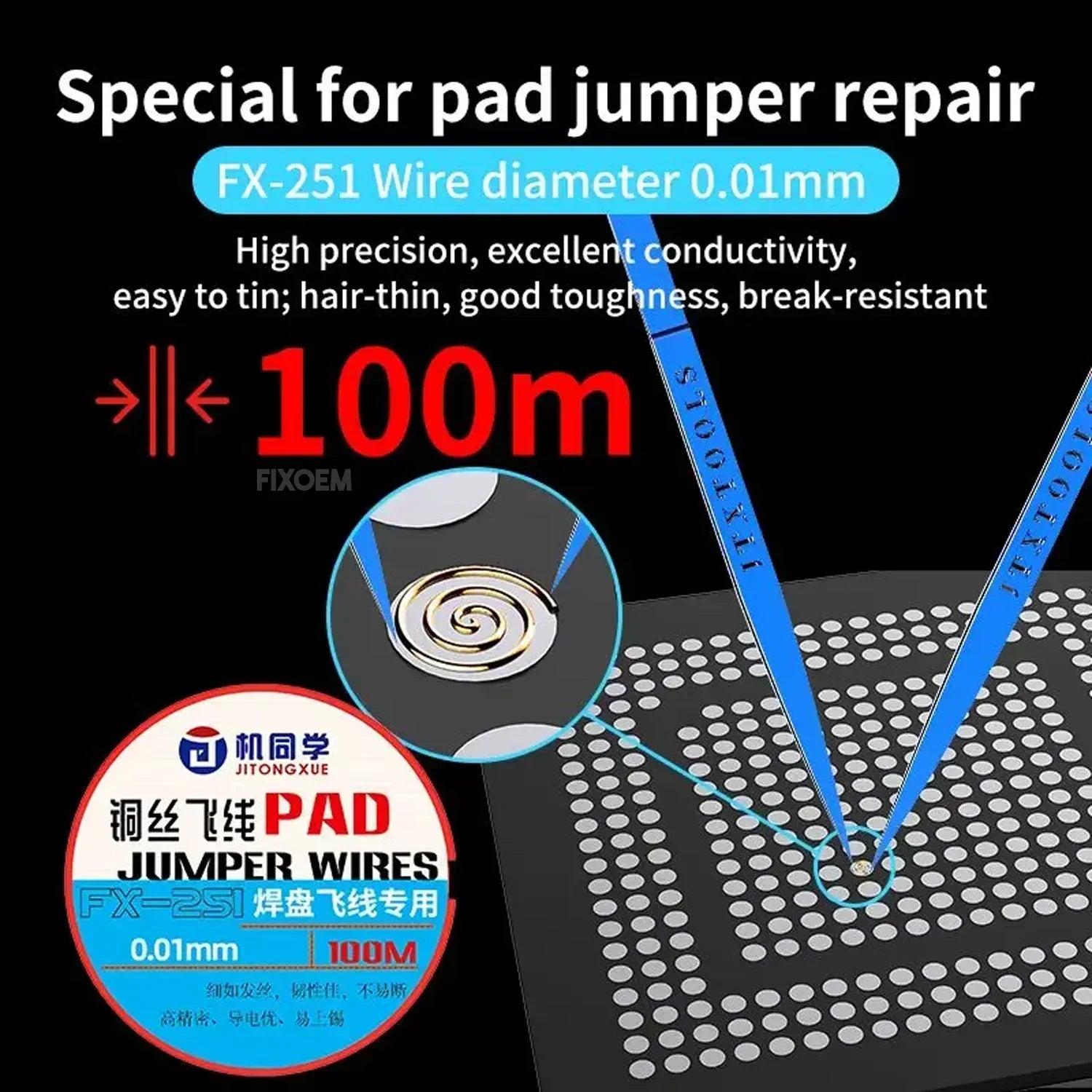 Hilo Jumper 0.01Mm JTX |+5,000 reseñas 4.9/5 | recibe express 2 días